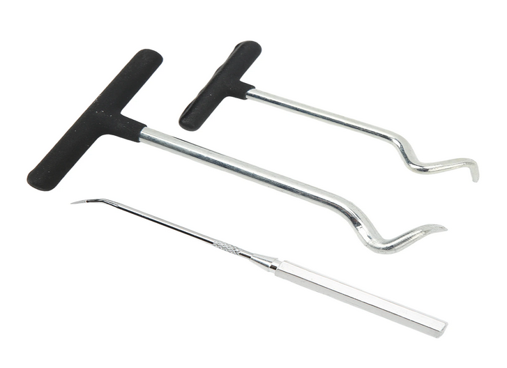 FIR Set of 3 Oil Seal O-rings Grease Removal Puller Tools