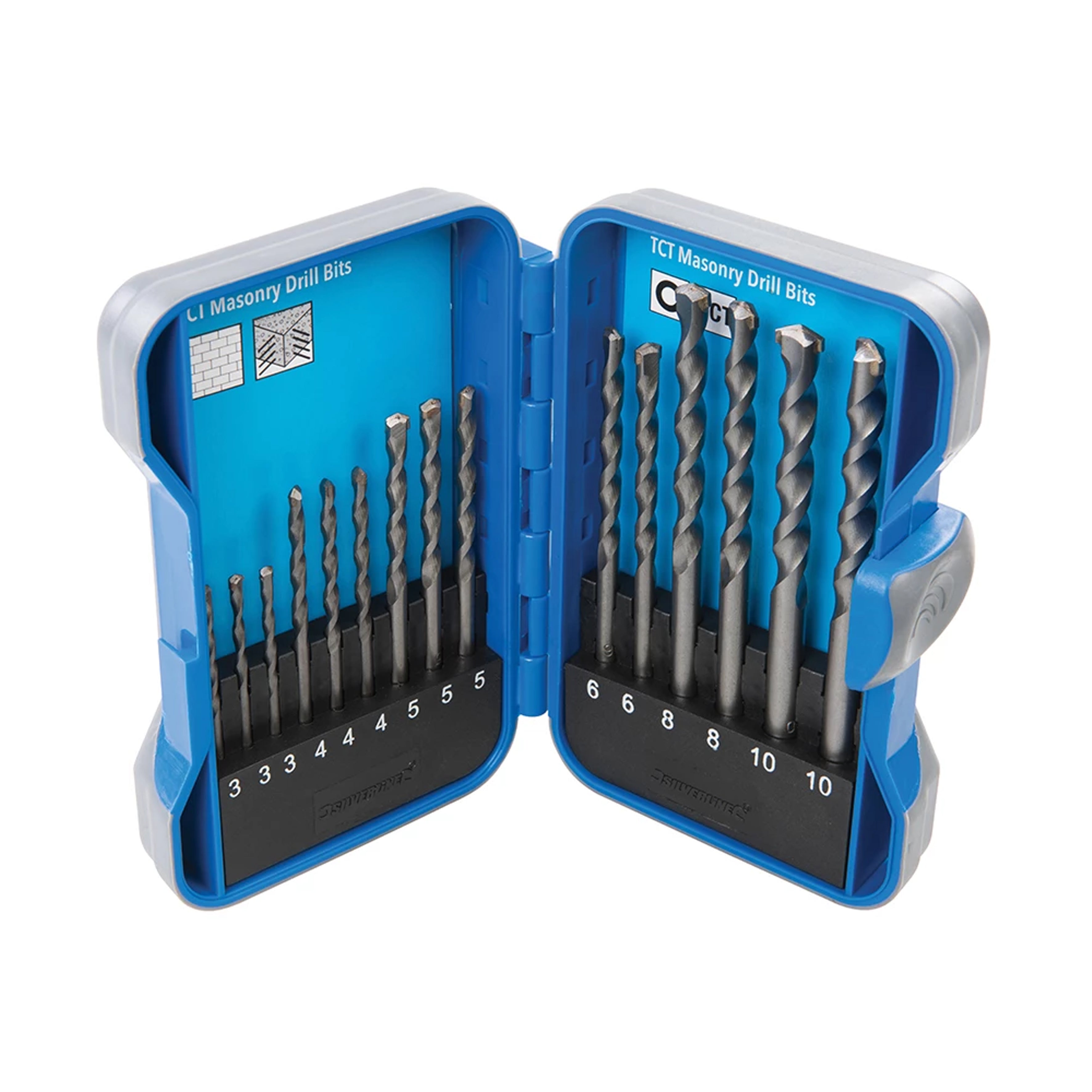 Toolstream 1.0-9.0mm Twist Drill Bit Set Titanium 17pcs 633829