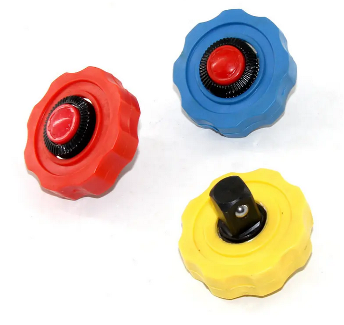 FIR Mini Plastic Palm Finger Wrench Reversible Ratchet Sockets 1/4" 3/8" 1/2"