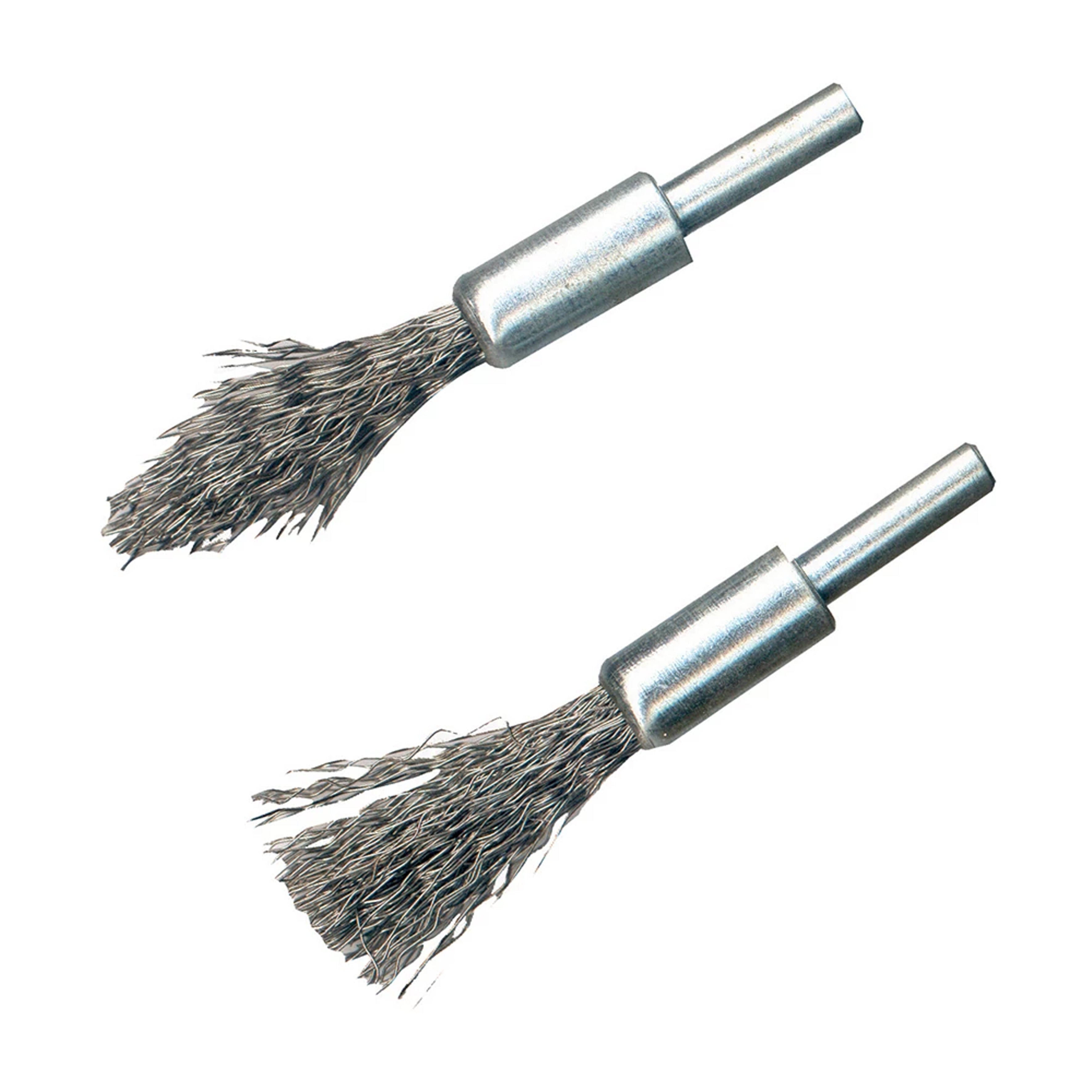 Toolstream Rotary Wire Brush Set 2, Steel De-carb