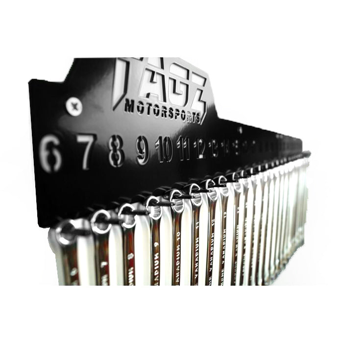 Tag-z Tagz Spanner Rack Black, Suit 25 Spanners 6mm-32mm, Spanner Organiser