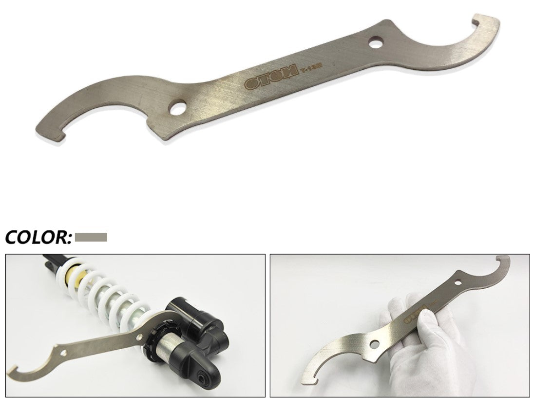 OTOM Heavy Duty Wrench Rear Shock 50mm / 54mm Stainless Steel C Spanner
