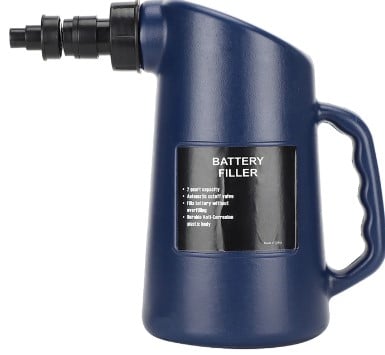Dirt Racing 2l Battery Acid Filler Bottle Portable Lead-acid Liquid Filling Jug