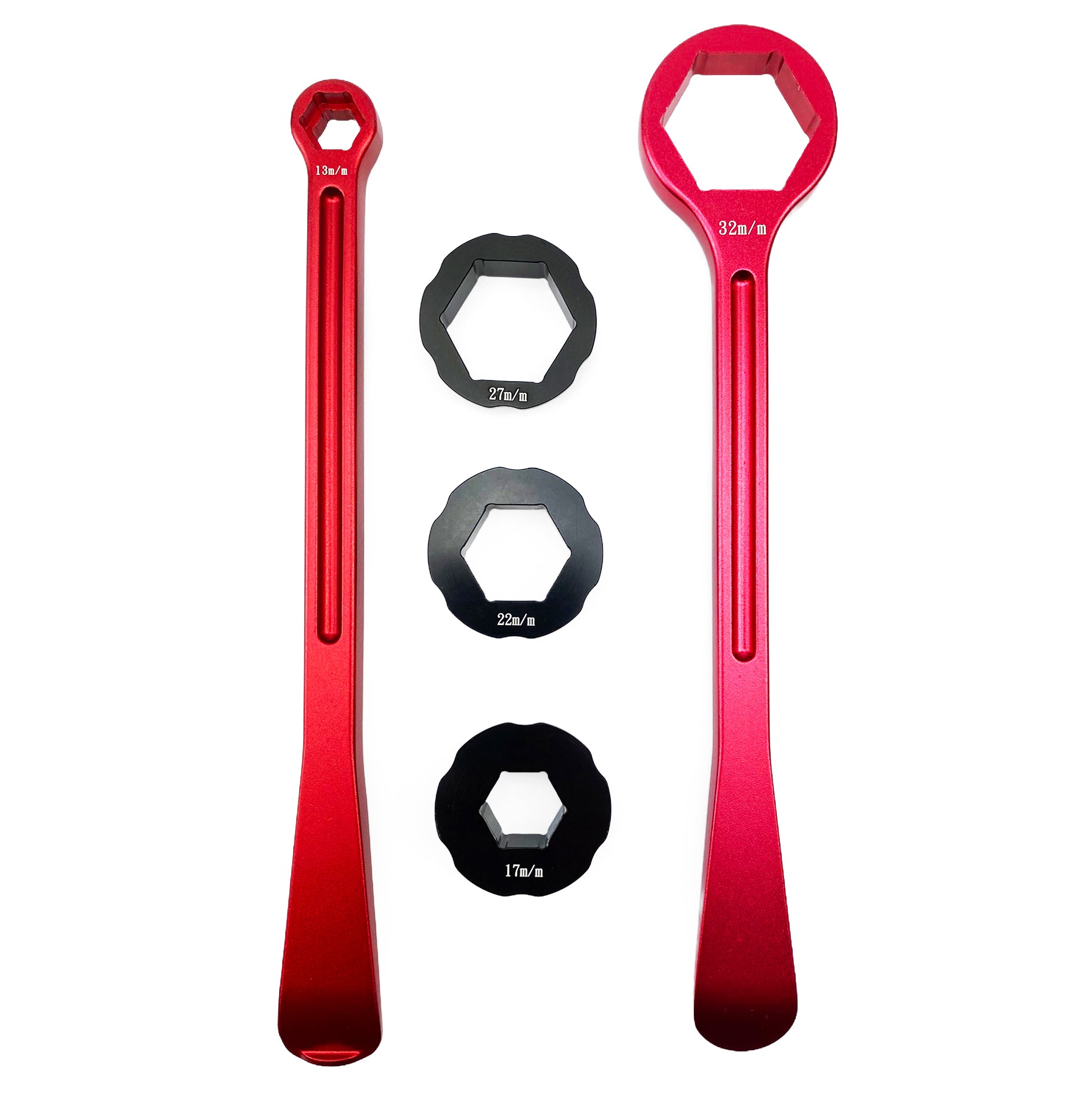 FIR Combo Lever Set Europ. Mutli Tool, Fir Brand 32, 27, 22, 17, 10 & 13mm, Designed for European Bikes