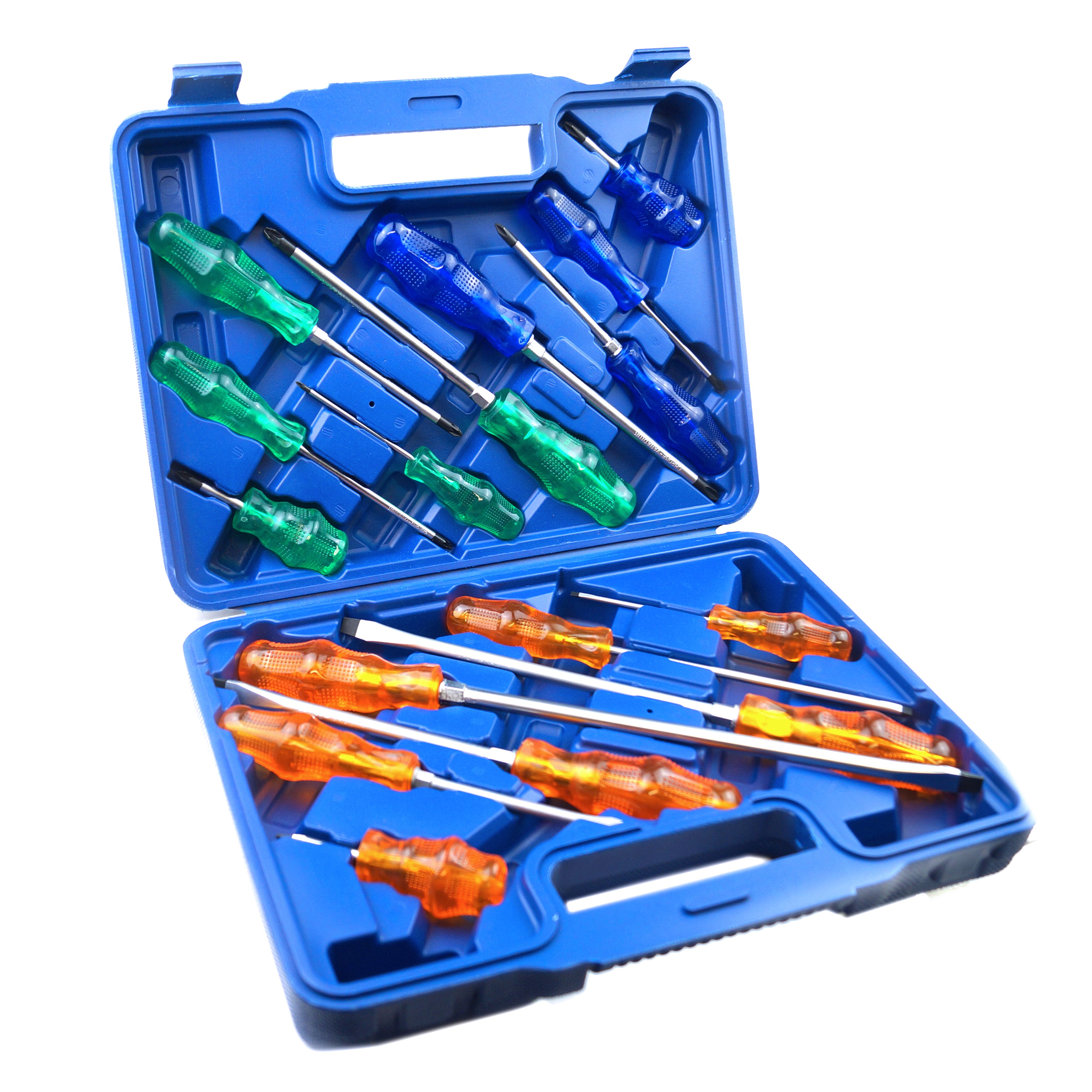 Toolzone 16pc Screwdriver Set in Case Kdpsd307