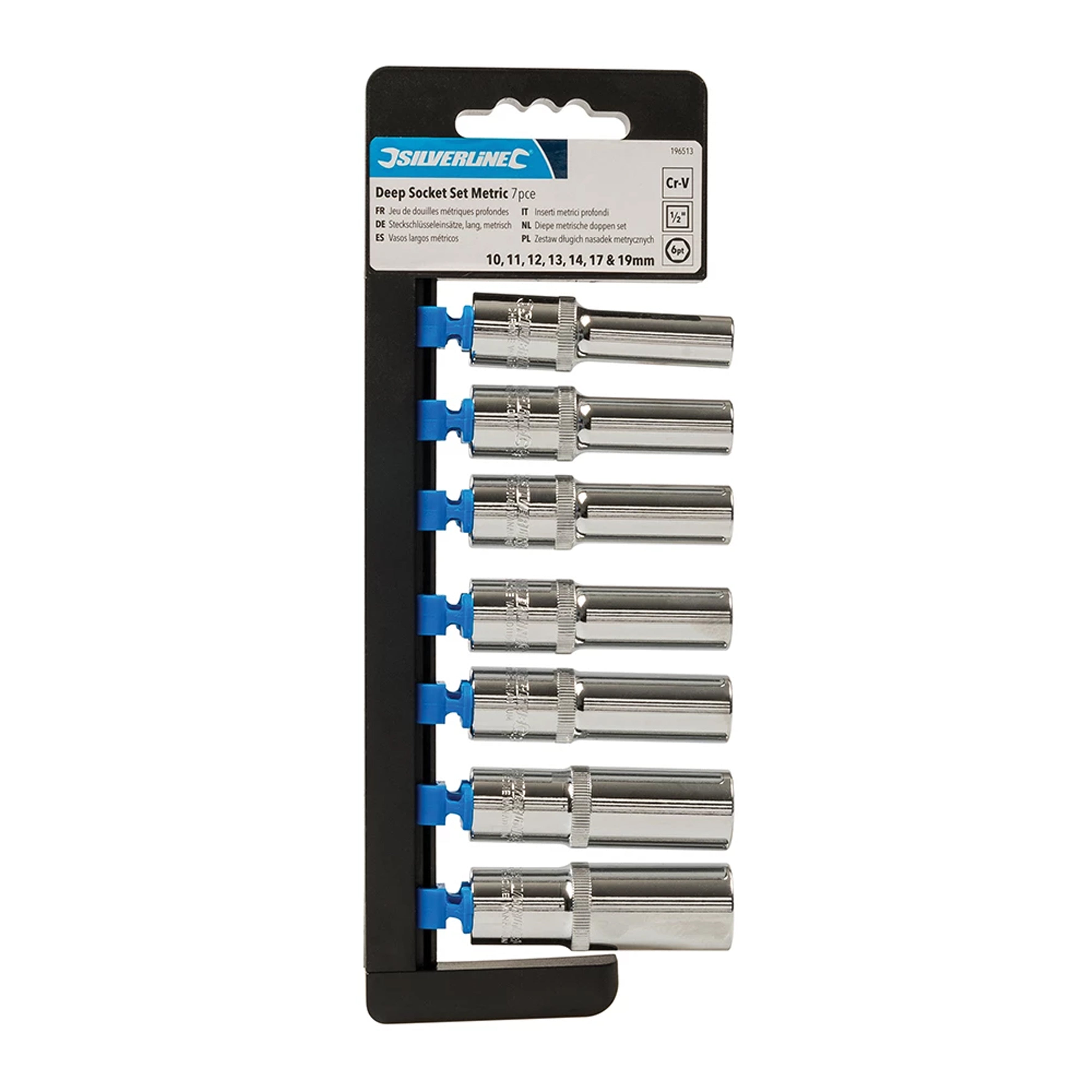 Toolstream Deep Sockets 7pcs 1/2inc Drive