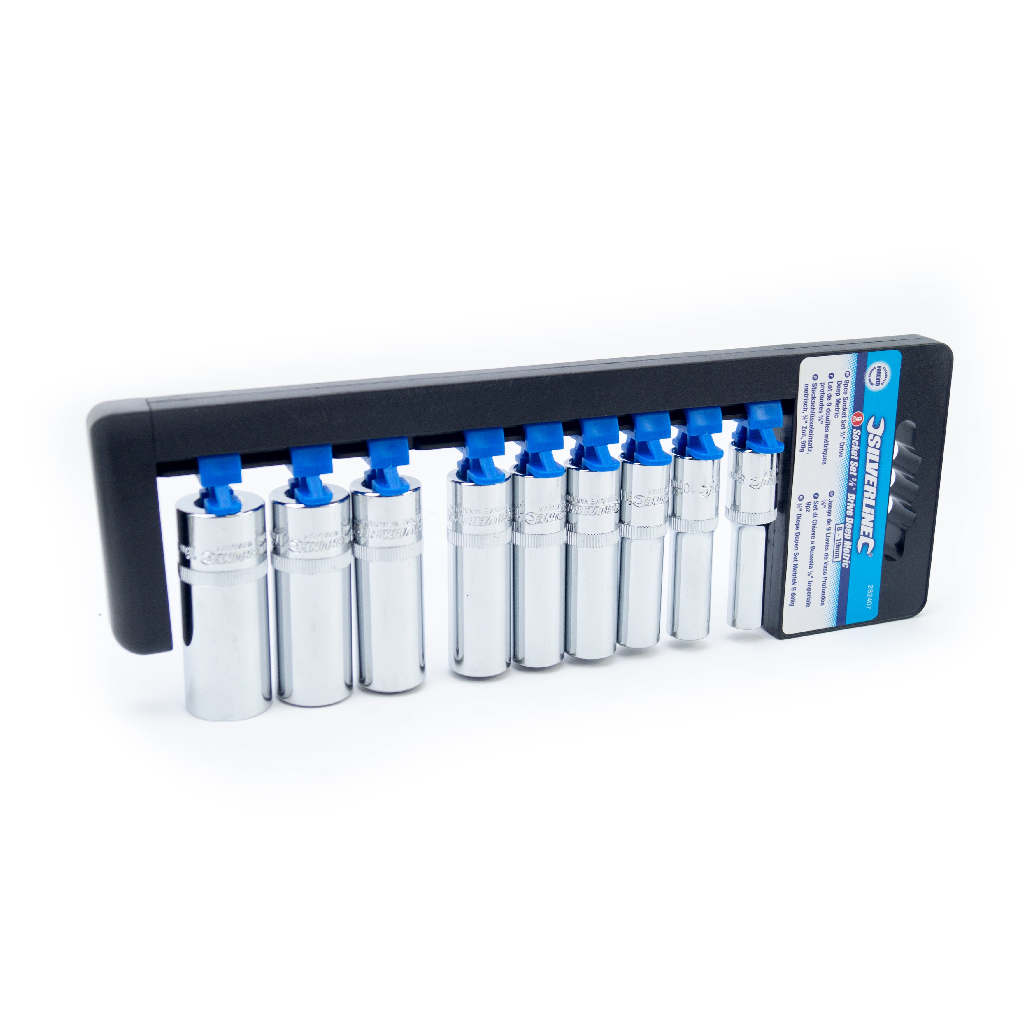 Toolstream Deep Sockets 9pcs 3/8inc Drive