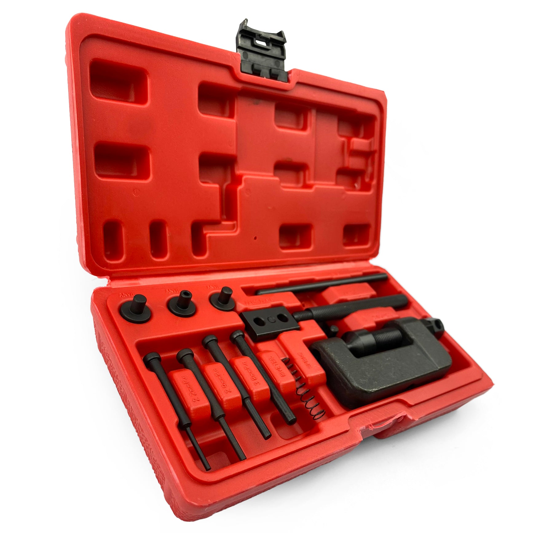 FIR Chain Rivet Cutting Kit & Press, Cam Drive Compatible / 2,3 & 4mm Pins