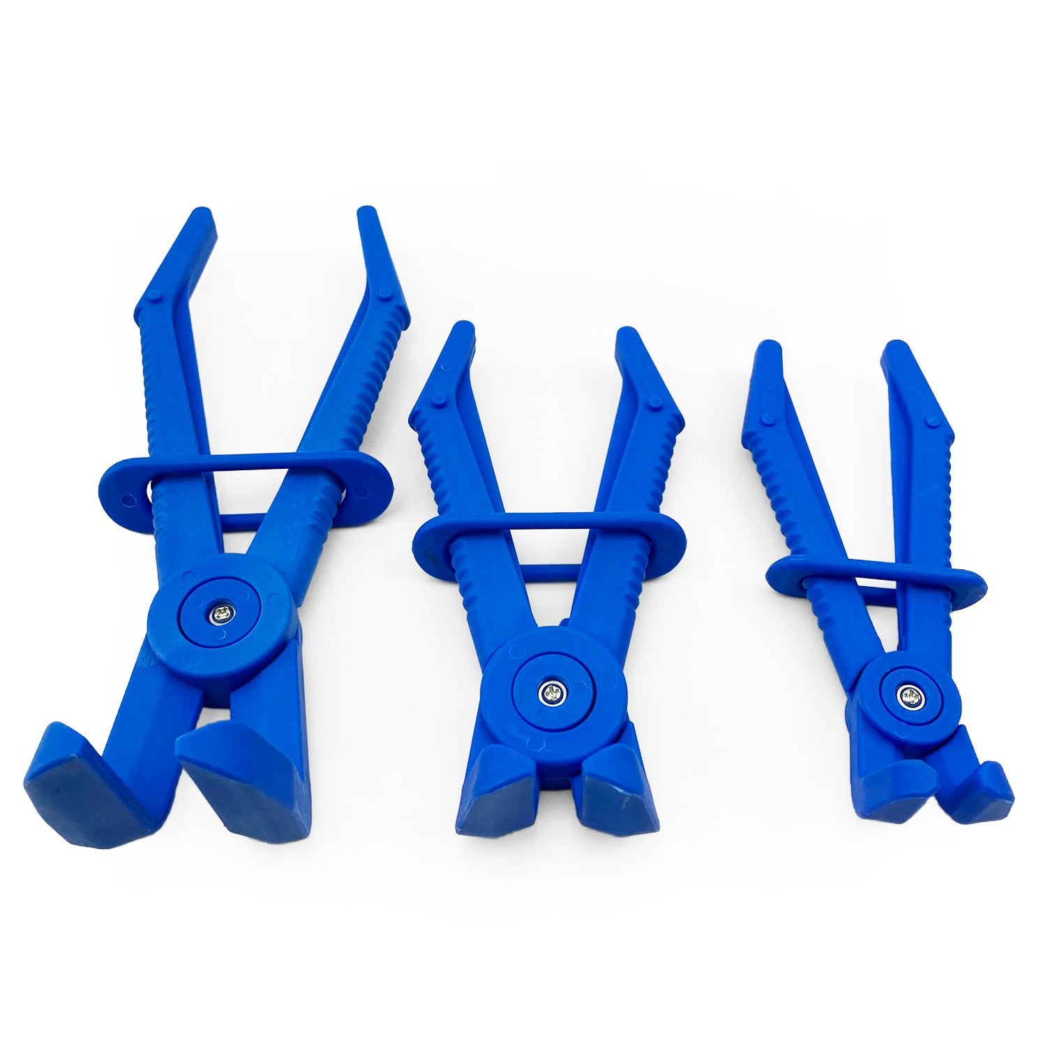 FIR Angled Fuel Line Hose Clamping Clamps Pliers Tool Set 10mm - 24mm (pack of 3)