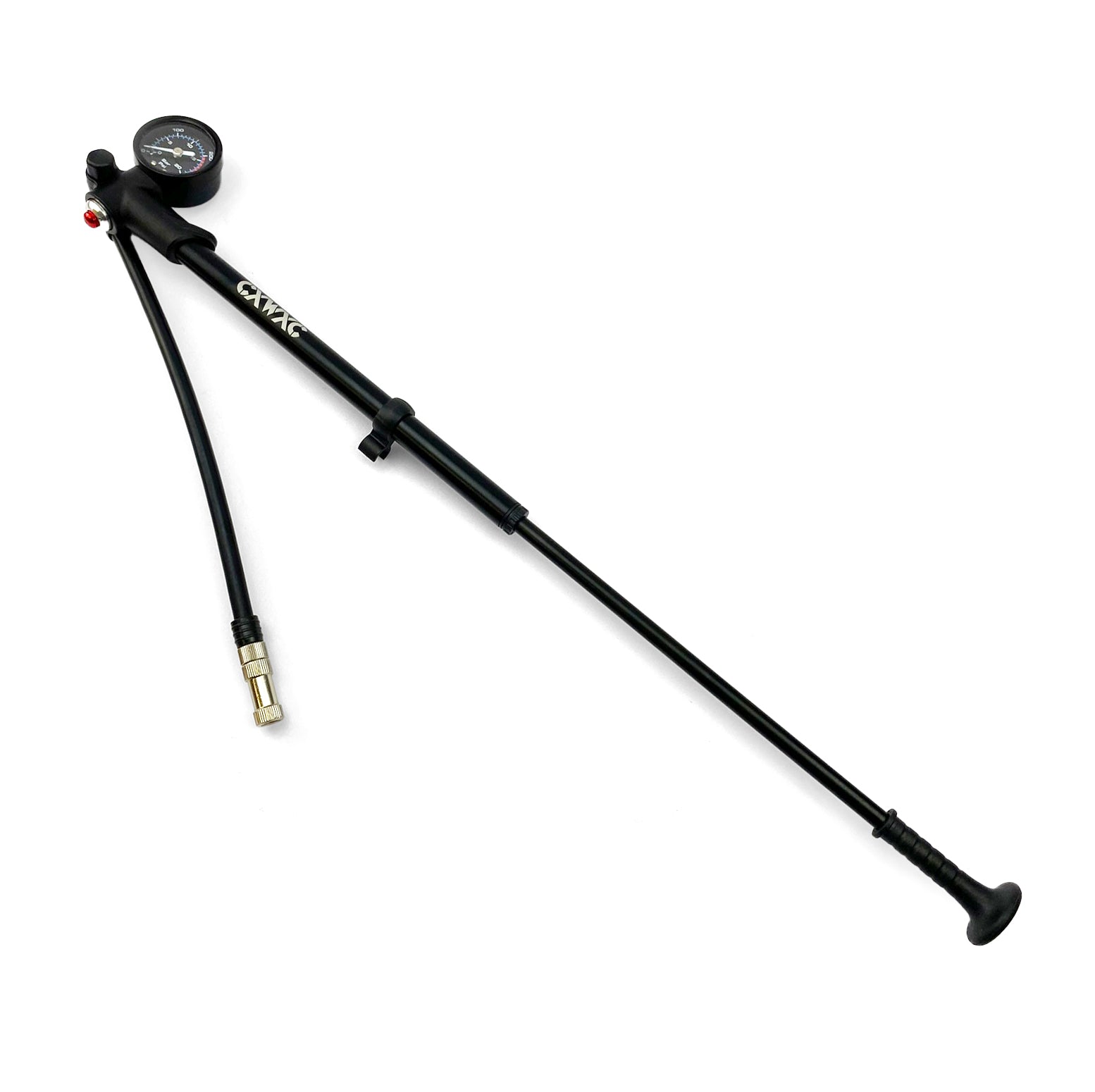 Dirt Racing 300psi Suspension Shock Fork Air Pump with Gauge & Bleed Button