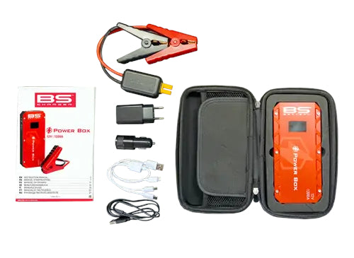 BS Batteries Booster Power Box Pb-02, Jump Pack 12v Booster & Charge, Booster, Power Supply, Light, Starter