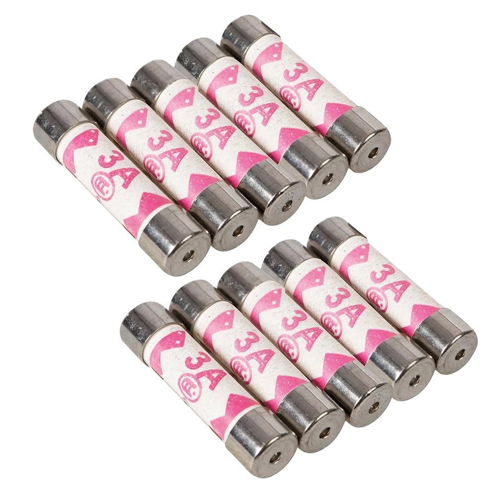 Silverline Tools Powermaster Fuses 3A, 10 Pack