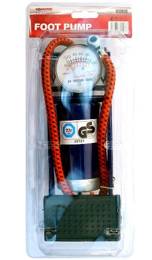 Dirt Racing Foot Pump with Gauge 0-100psi