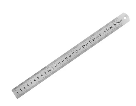 Dirt Racing Engineers 300mm Steel Rule Metal Stainless