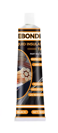 Dirt Racing Liquid Electrical Tape Rubber Insulating Cable Wire Coat Adhesives Sealer Black 50G