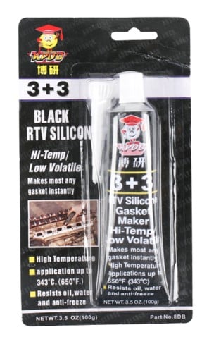 Dirt Racing Gasket Maker Hi Temp Black Rtv Silicone 100g