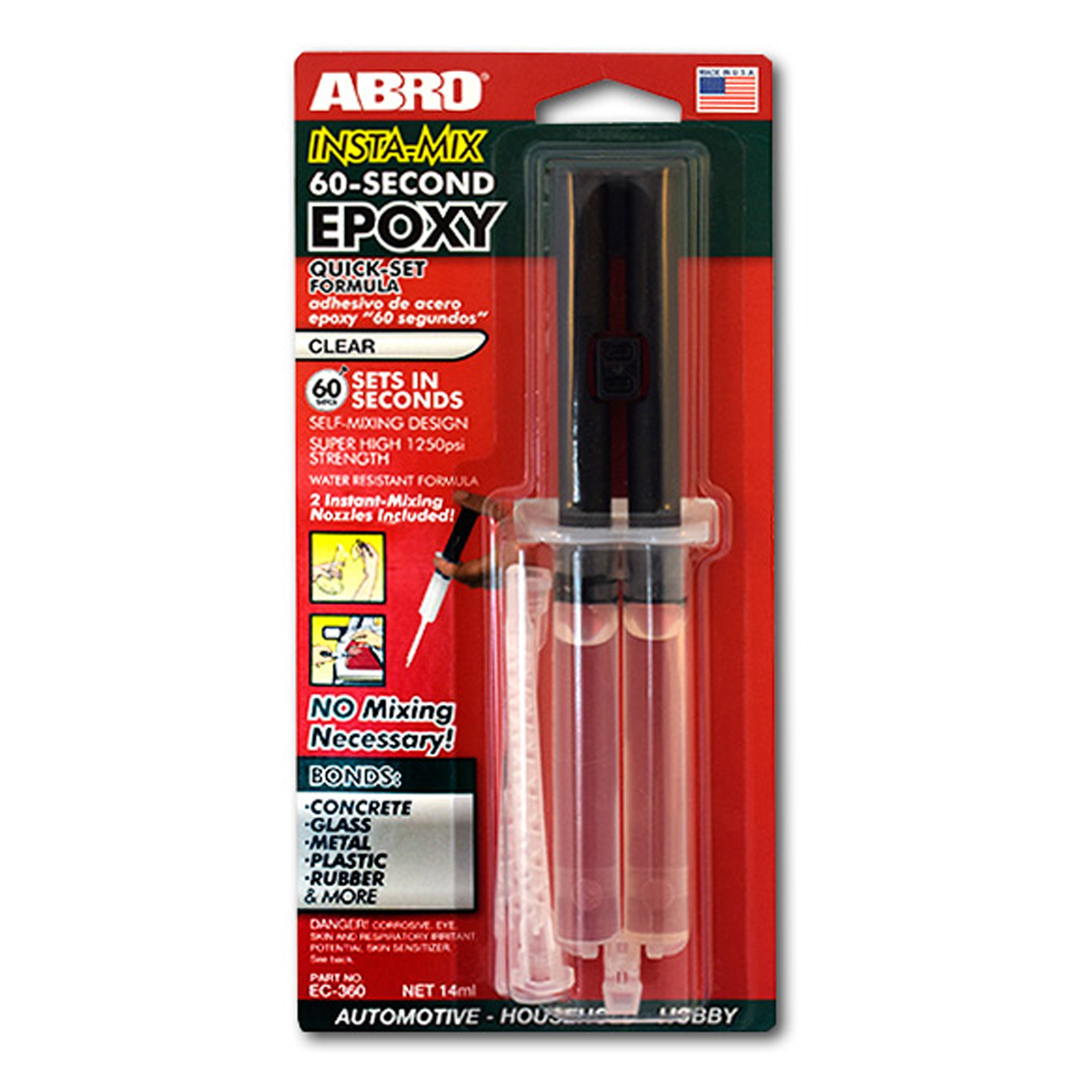 ABRO Insta-mix Epoxy 60sec.
