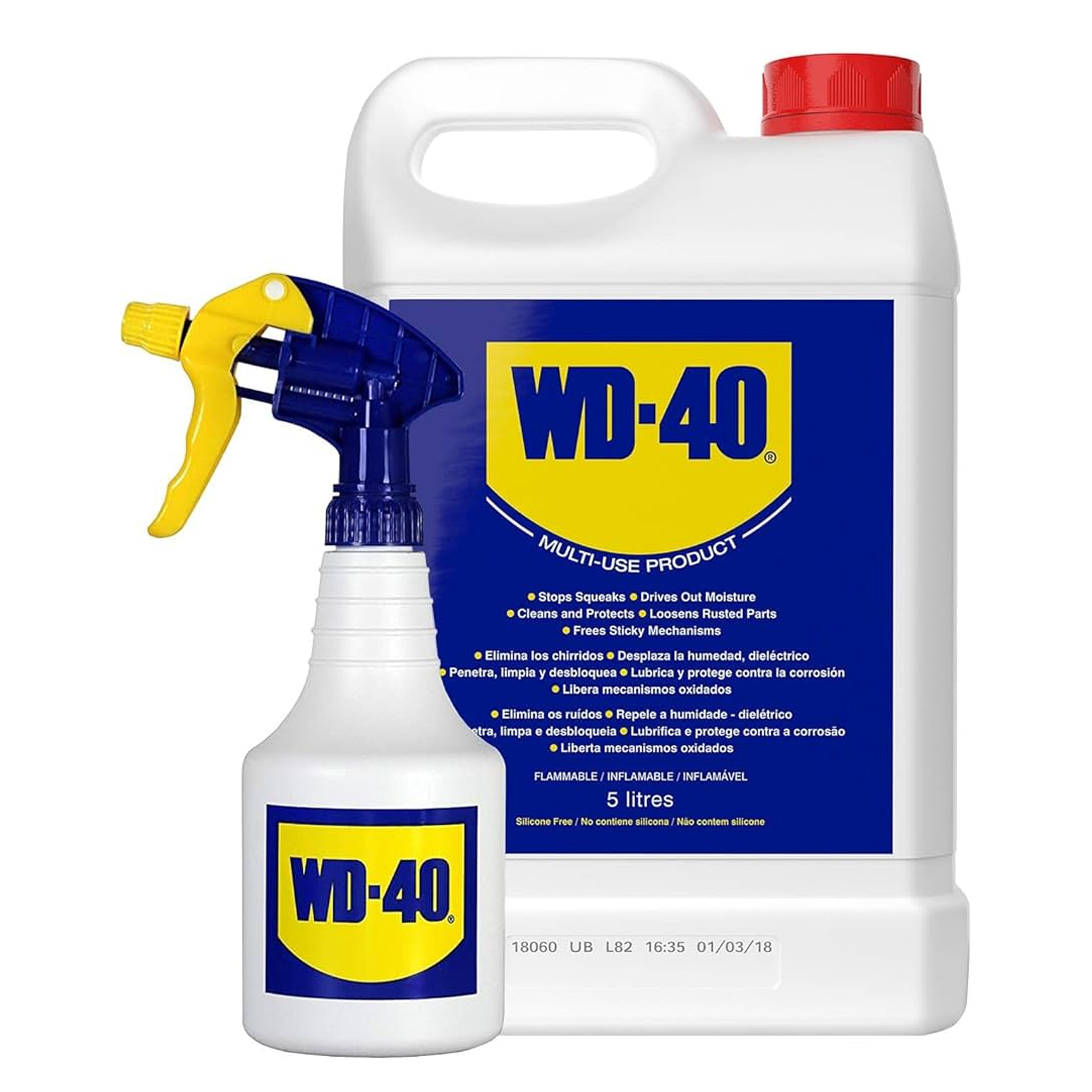WD-40 WD40 Pack 5 Litre+spray Wd-40 44506