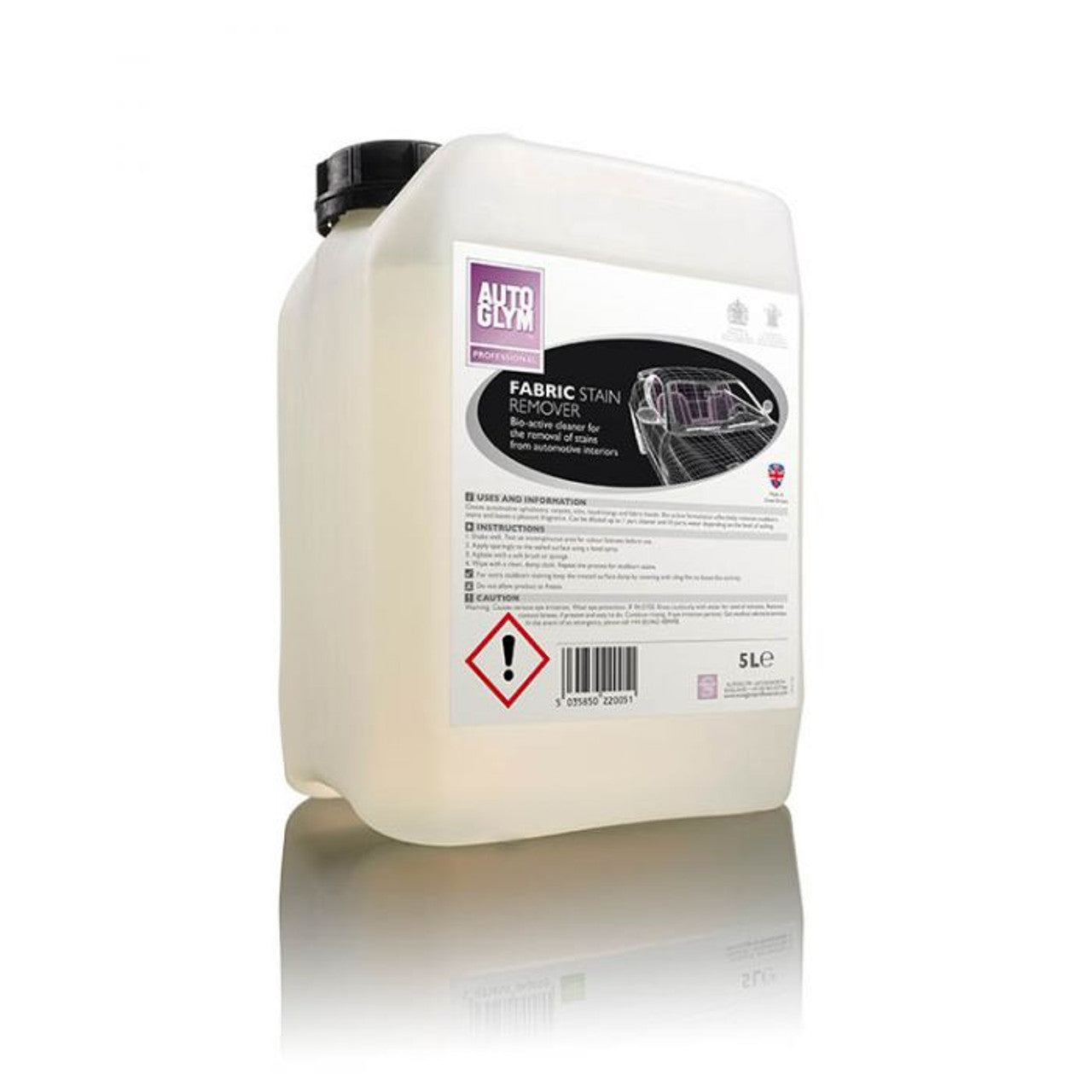 Auto Glym Fabric Stain Remover 5l Autoglym 22005