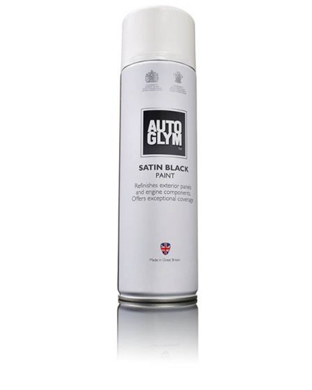 Auto Glym Satin Black Spray Paint 450ml Aerosol Autoglym 25012b