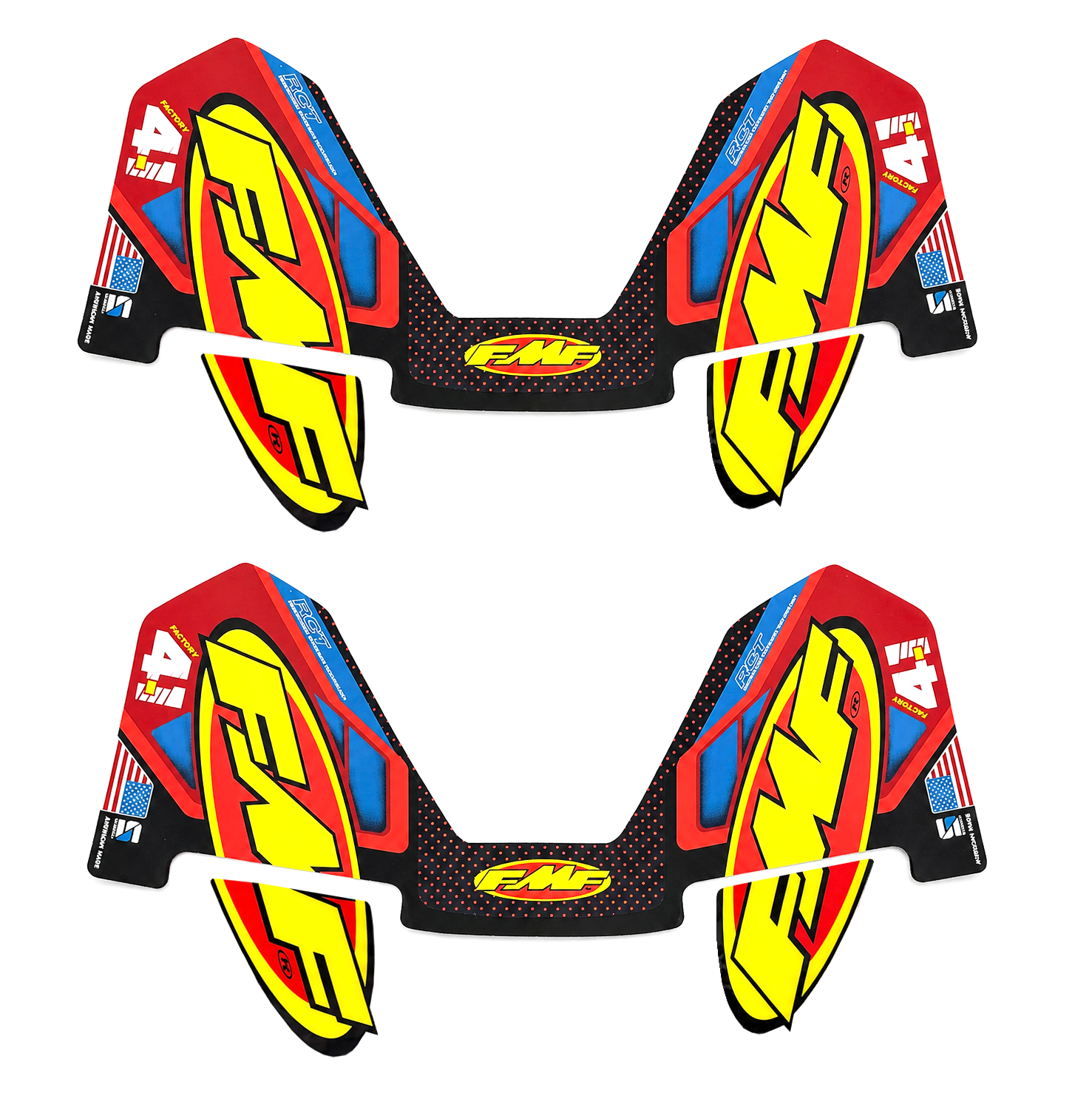 Fmf Exhausts Fmf Factory 4.1 Rct Replacement Wrap Decal 2 Pack