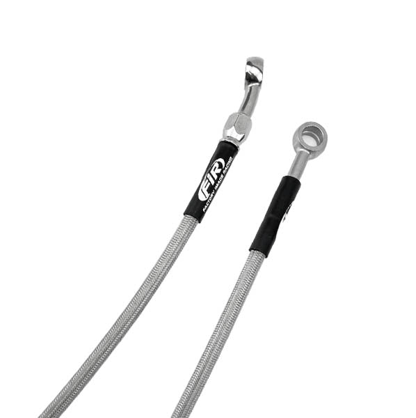 FIR Hose Rear Brake Silver / Blk Yamaha YFZ450 2004-2009