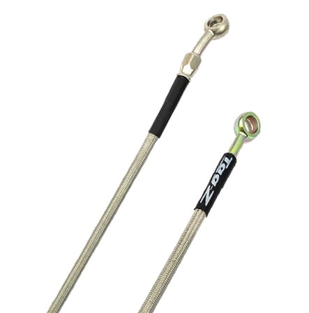 FIR Hose Front Brake Silver / Black, Venhill Y01-1-045/p, YZ 125 WR250 96-97 Headlight