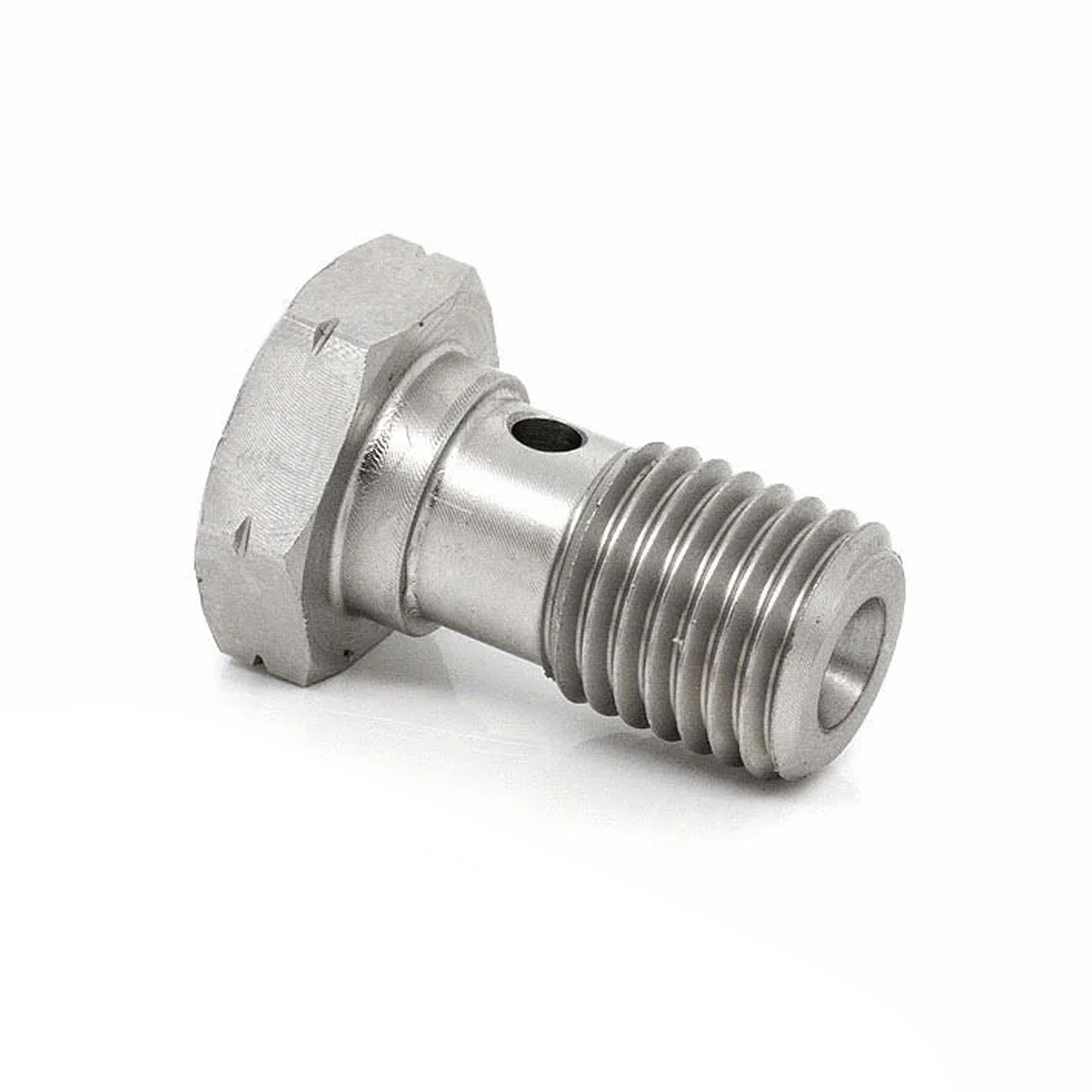 Goodridge Banjo Bolt M10x1.00 Silver Plated Carbon Steel, 25mm Long, 992-03-31lz1