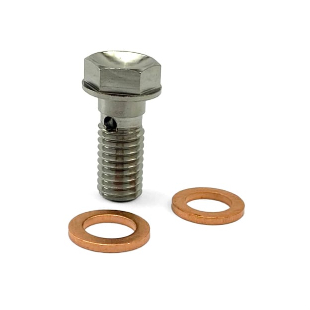 FIR  Titanium Banjo Pro Bolt M8x1.25mm, Titanium Grade 5 / Each