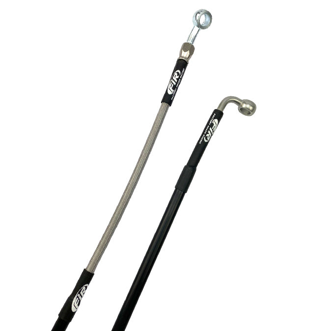 FIR Hose Rear Brake Silver / Black, KTM 85cc Over Size Brembo, Overall Length 560mm