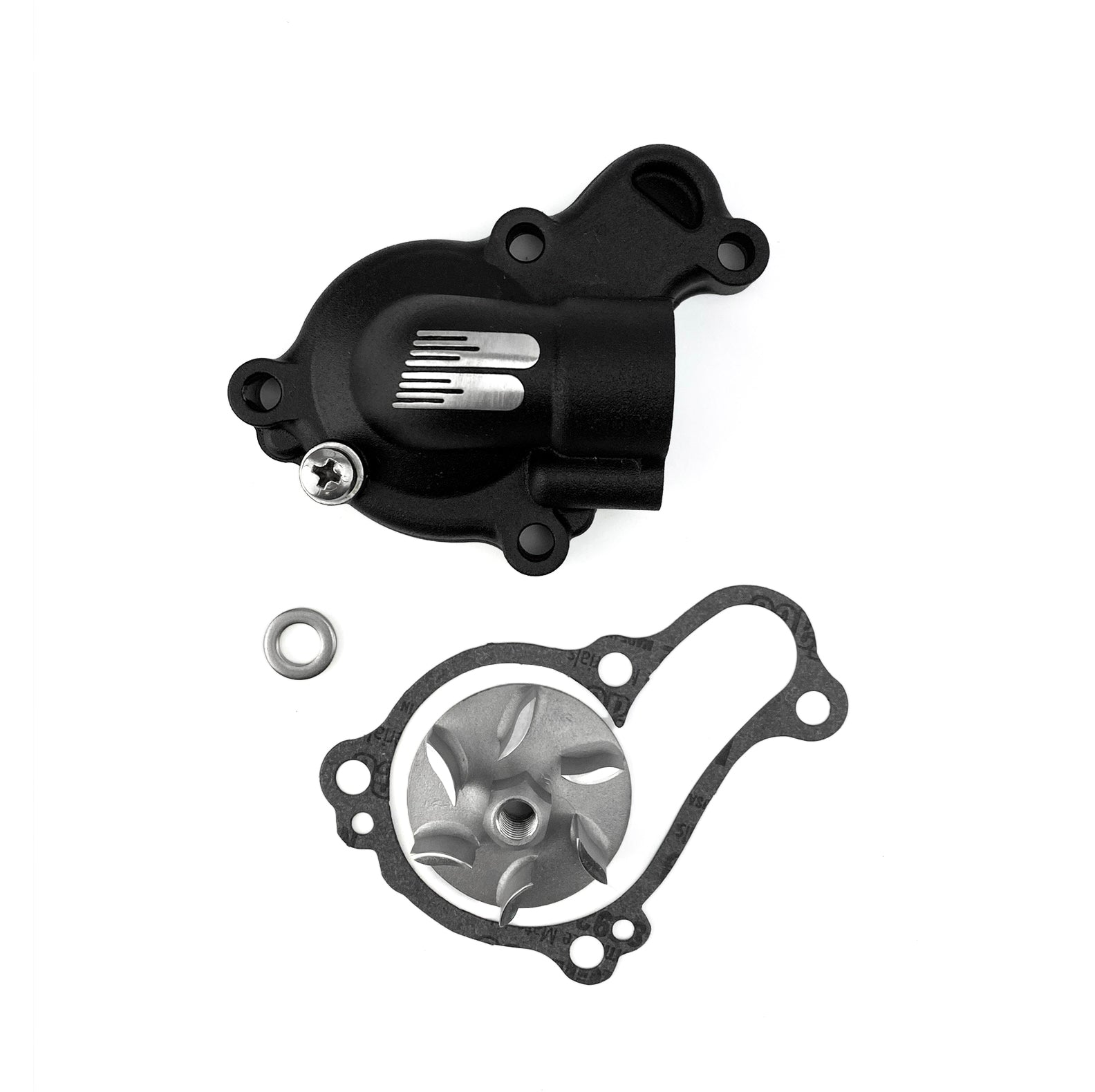 Boyesen Water Pump Cover 19-25 YZ250F, Supercooler Boyesen Wpk-37cb, Black