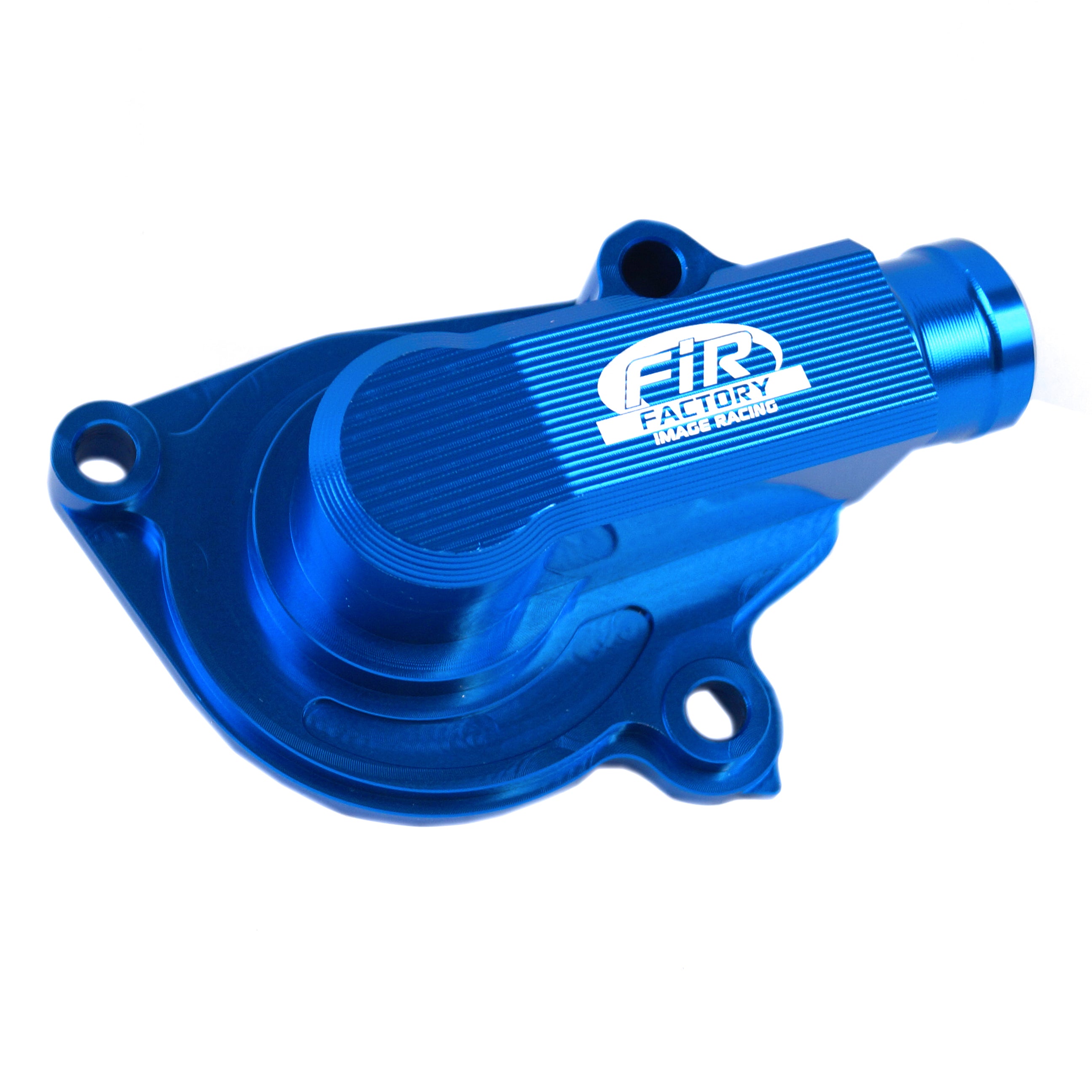 FIR  Water Pump Cover 2023 KTM 2T, Fir ASWPC-29, Billet Alloy Blue, Standard Water Pump Cover