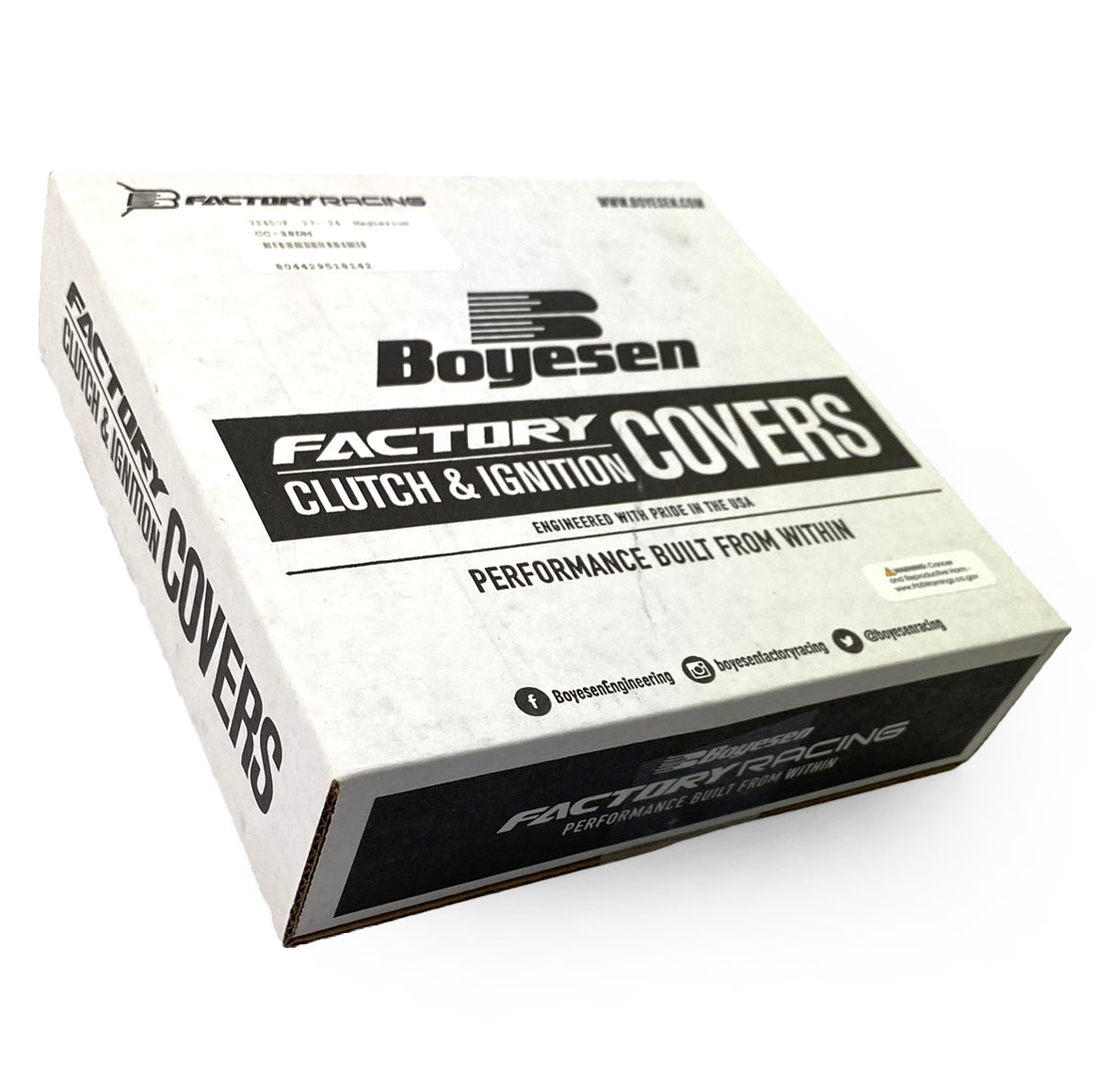 Boyesen Clutch Cover 23-25 YZ450F Yamaha, Boyesen Cc-38dm, Magnesium