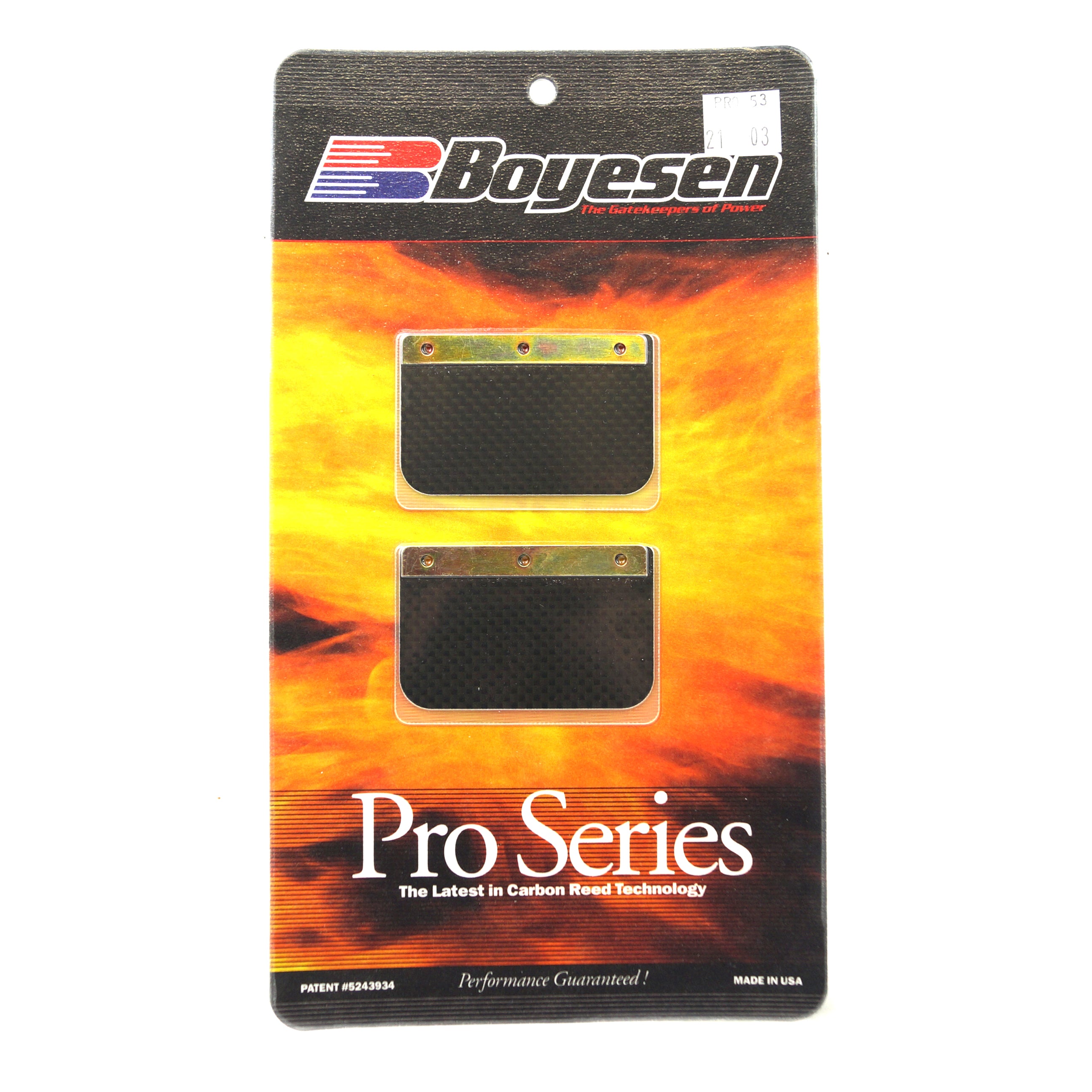 Boyesen Pro-53 Boyesen Reeds, Boyesen Pro Series Reeds - Pro
