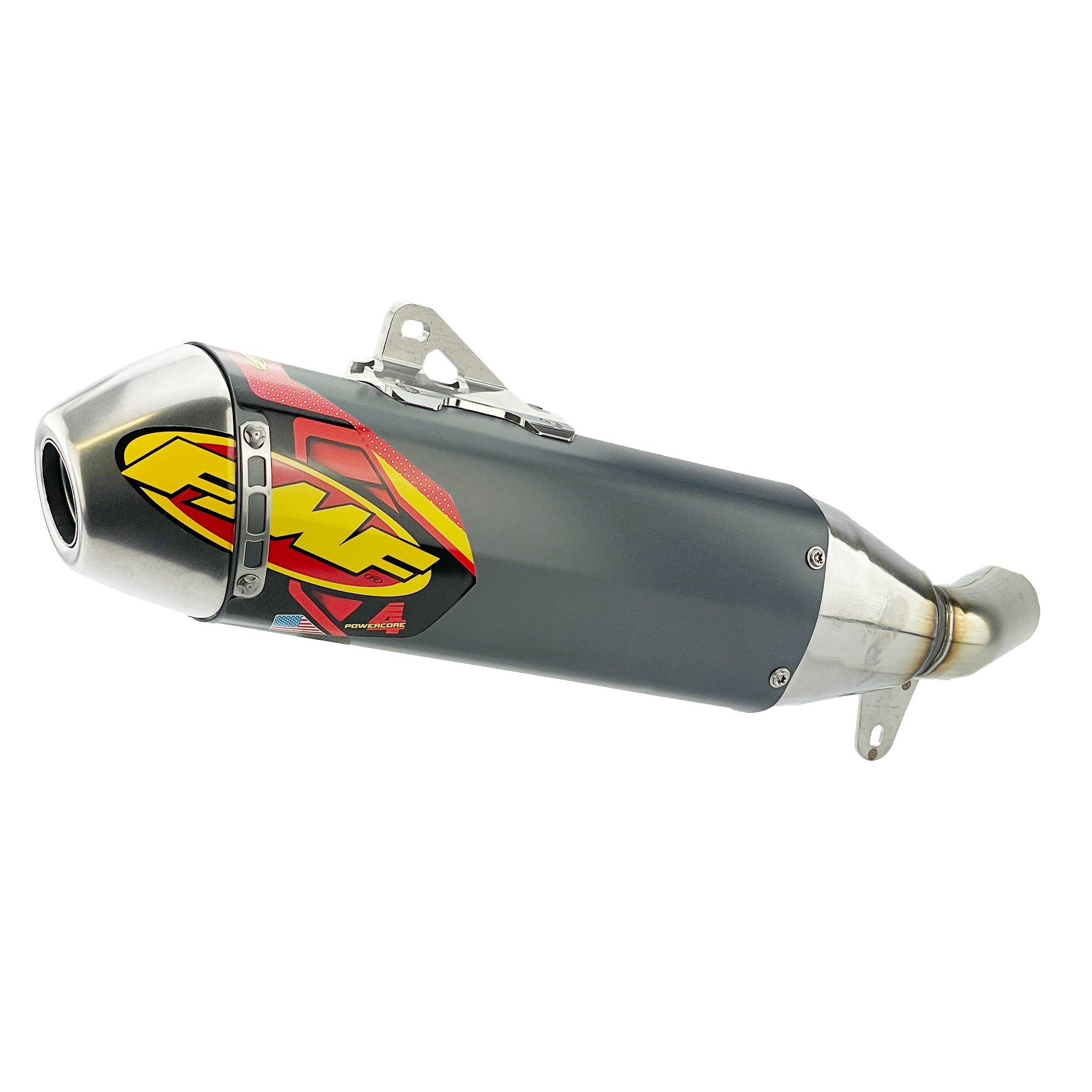 FMF Exhausts Powercore 4 Hex Exhaust Silencer 04-14 Honda Trx 450 R - Fmf 041543