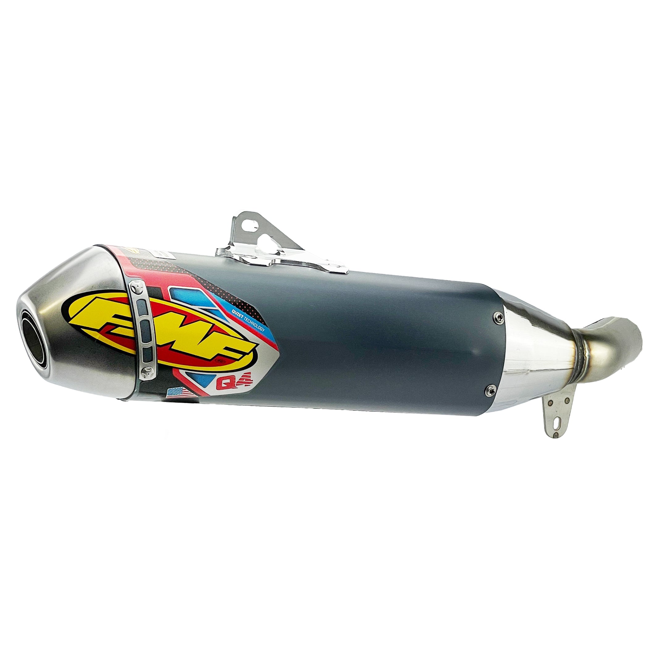 FMF Exhausts Q4 Hex Exhaust Silencer 04-14 Honda Trx 450 R - Fmf 041544