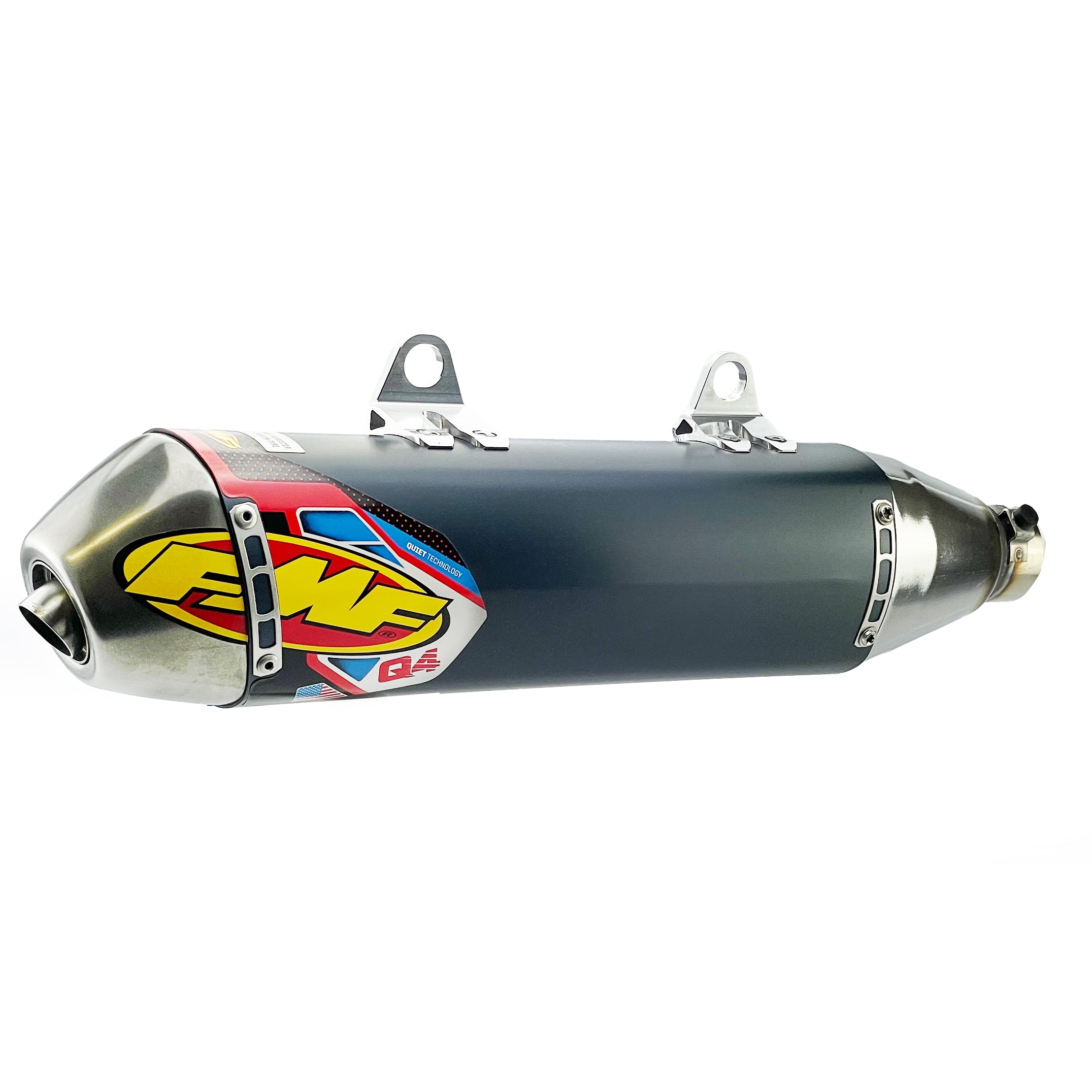 FMF Exhausts Q4 Hex Exhaust Silencer 12-16 KTM EXC-f 350 EXC 500 - Fmf 045442