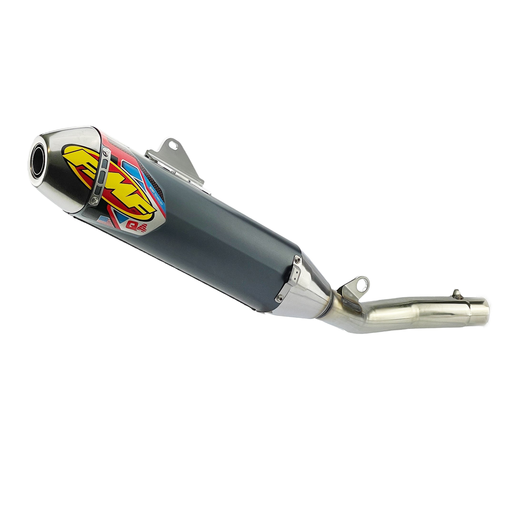FMF Exhausts Q4 Hex Exhaust Silencer 18-26 Yamaha 450 YZ WR F FX - Fmf 044442