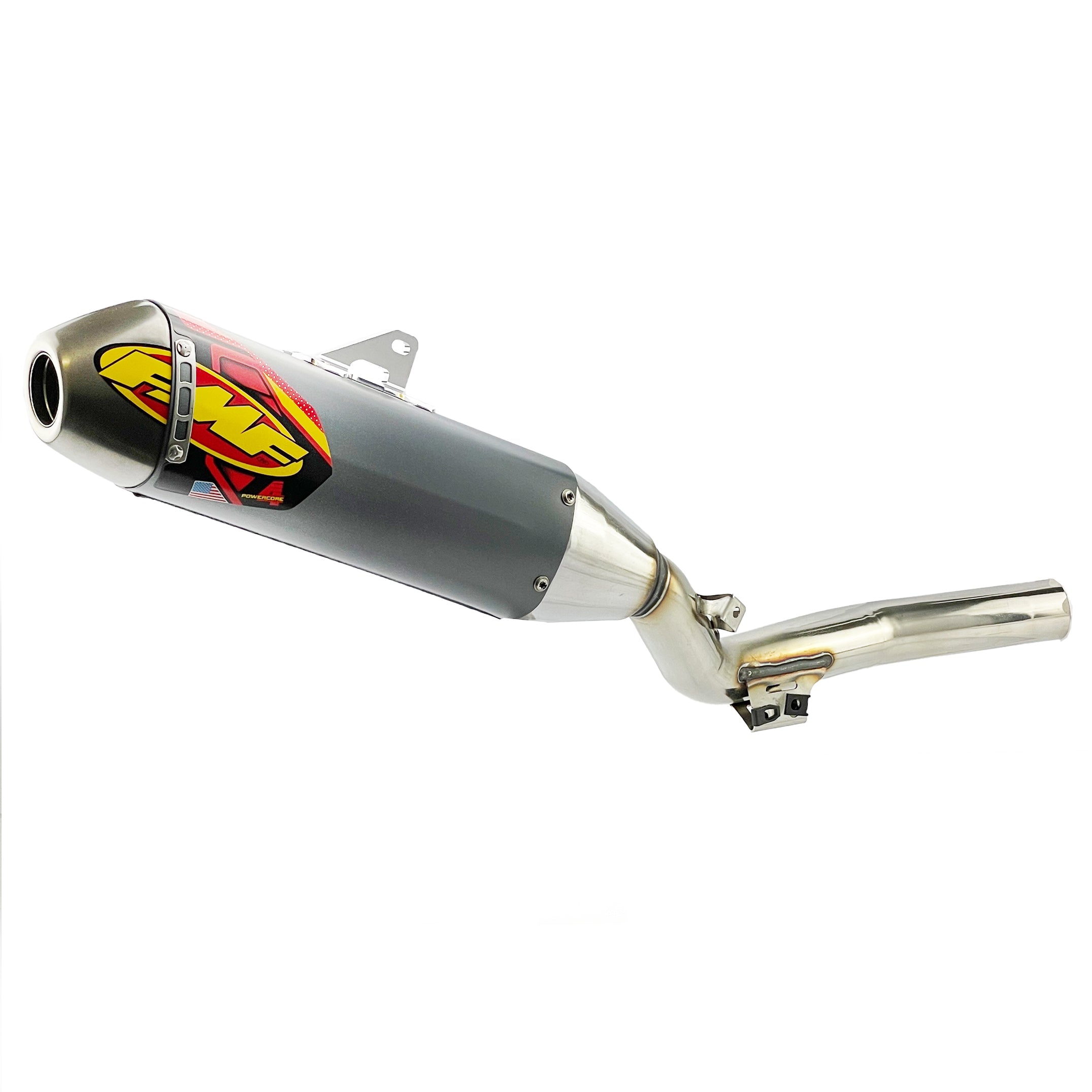FMF Exhausts Powercore 4 Hex Exhaust Silencer 14-18 Yamaha WR YZ 450 F FX - Fmf 044404