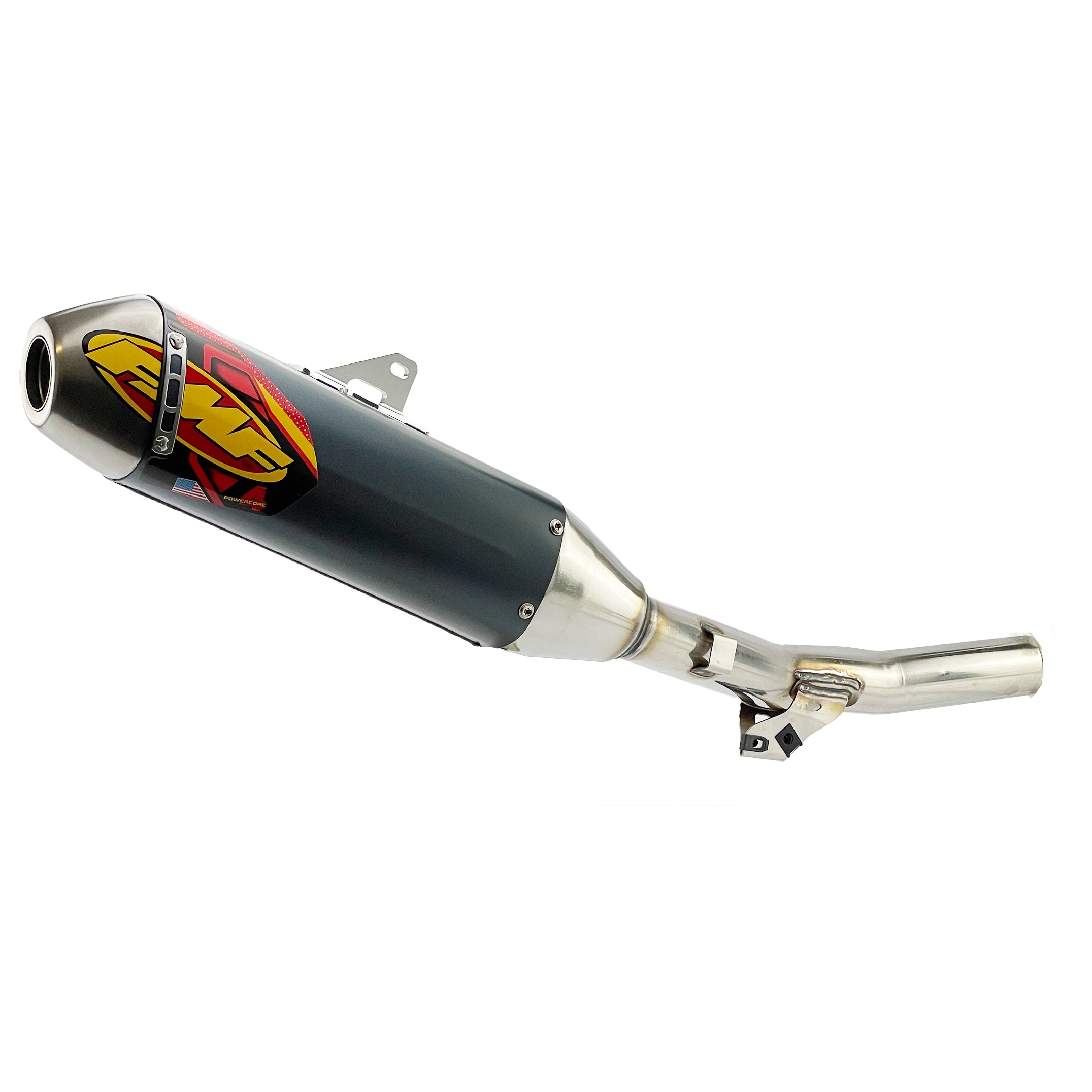 FMF Exhausts Powercore 4 Hex Exhaust Silencer 14-19 Yamaha WR YZ 250 F FX - Fmf 044423