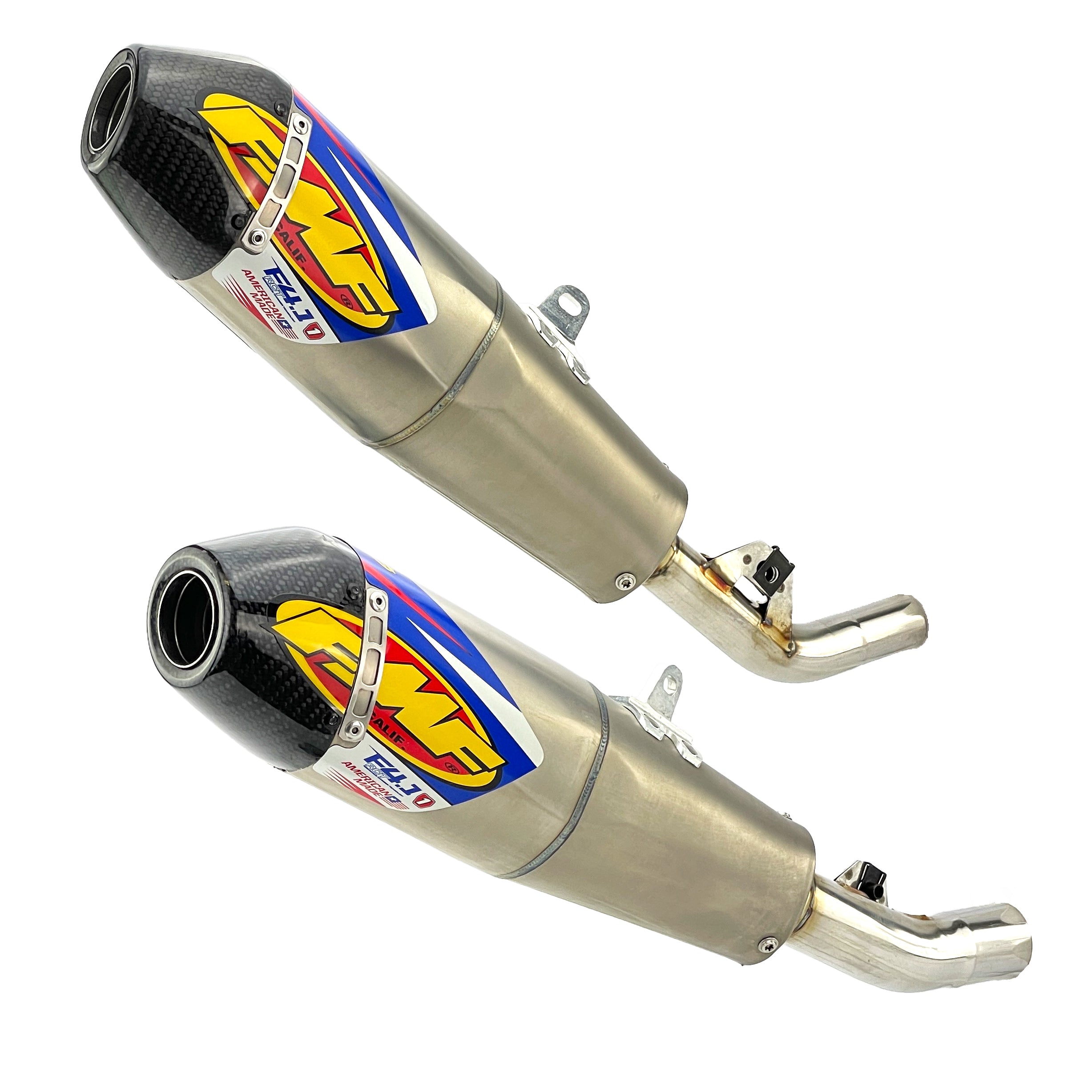 FMF Exhausts End of Line Factory 4.1 Rct Dual Exhaust Silencer 17-20 Honda CRF 450 R Rx Rwe - Fmf 041549