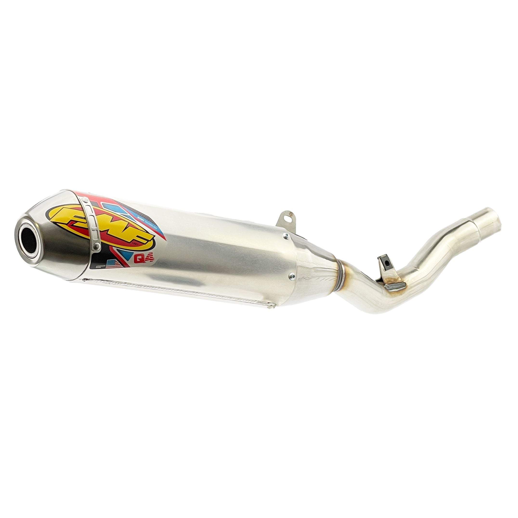 FMF Exhausts End of Line Q4 Hex Exhaust Silencer 17-20 Honda CRF 450 R Rx Rwe - Fmf 041558