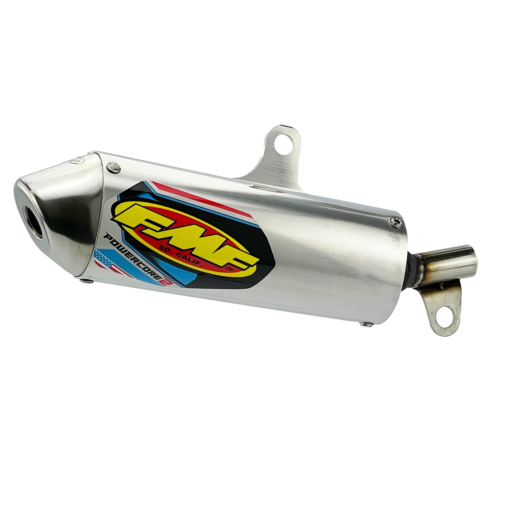 FMF Exhausts Powercore 2 Exhaust Silencer 89-25 Suzuki RM 80 85 - Fmf 023009