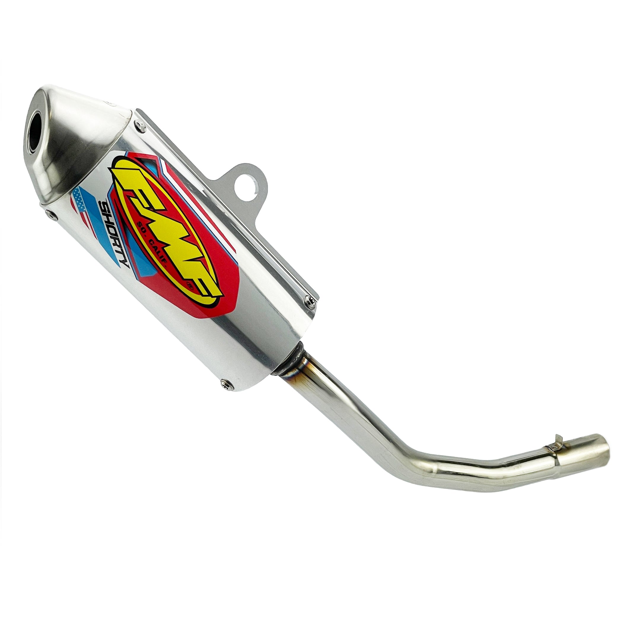 FMF Exhausts Powercore 2 Shorty Exhaust Silencer 95-98 Kawasaki KX 125 - Fmf 020239