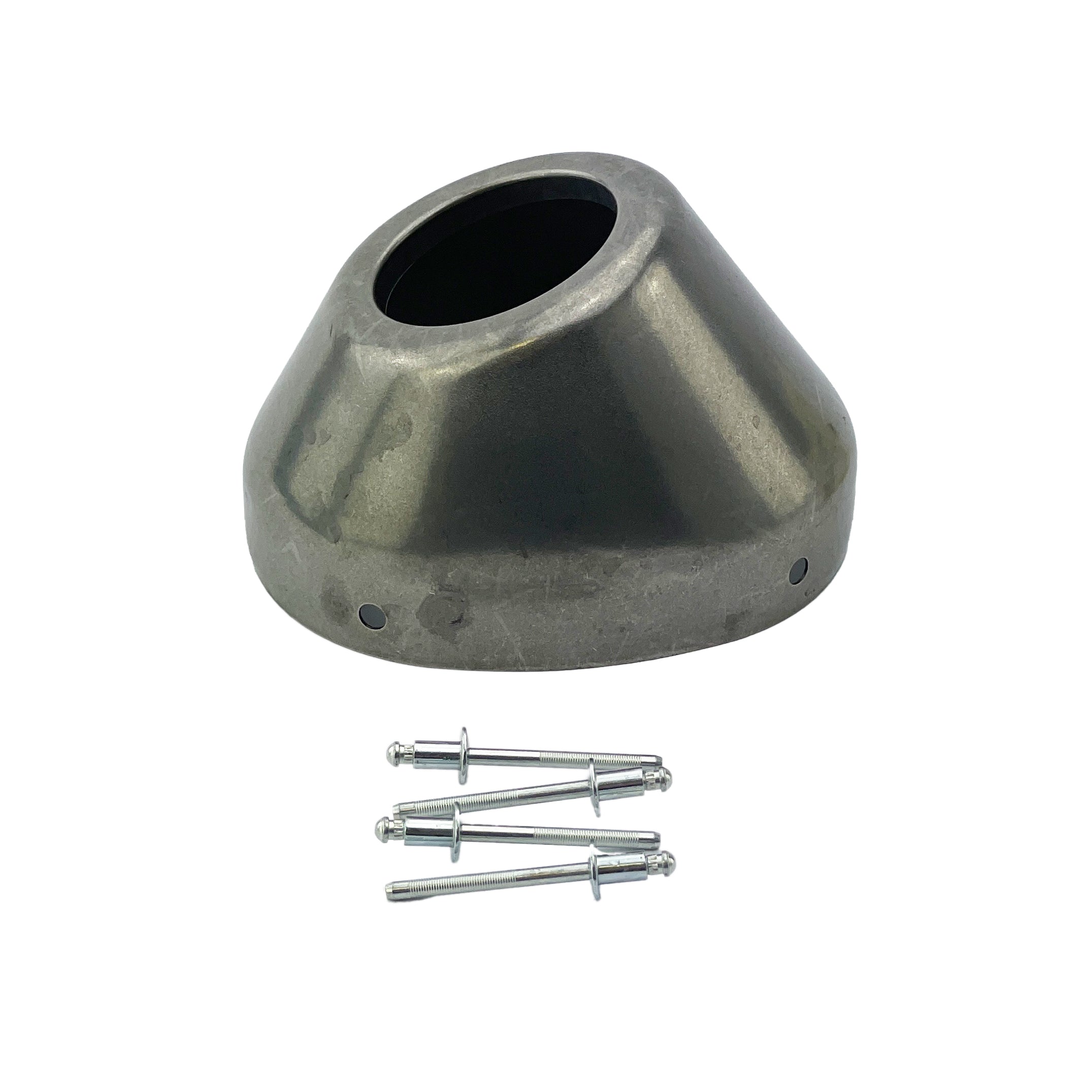 FMF Exhausts Exhaust End Cap Straight Cut Stainless Steel Powercore 4 Q4 Pct 00-00 Universal - Fmf 040634