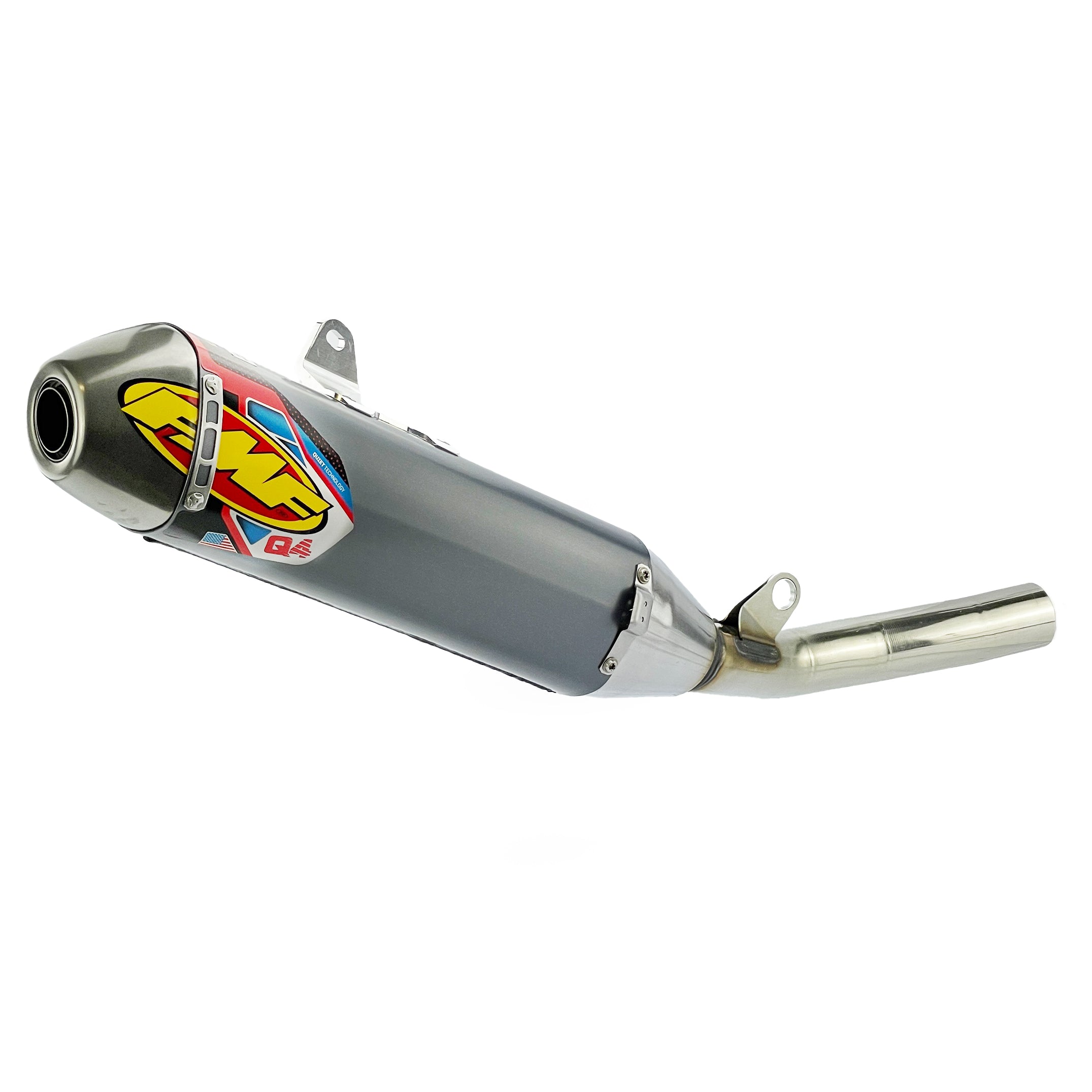 FMF Exhausts Q4 Hex Exhaust Silencer 19-26 Yamaha WR YZ 250 F FX - Fmf 044452