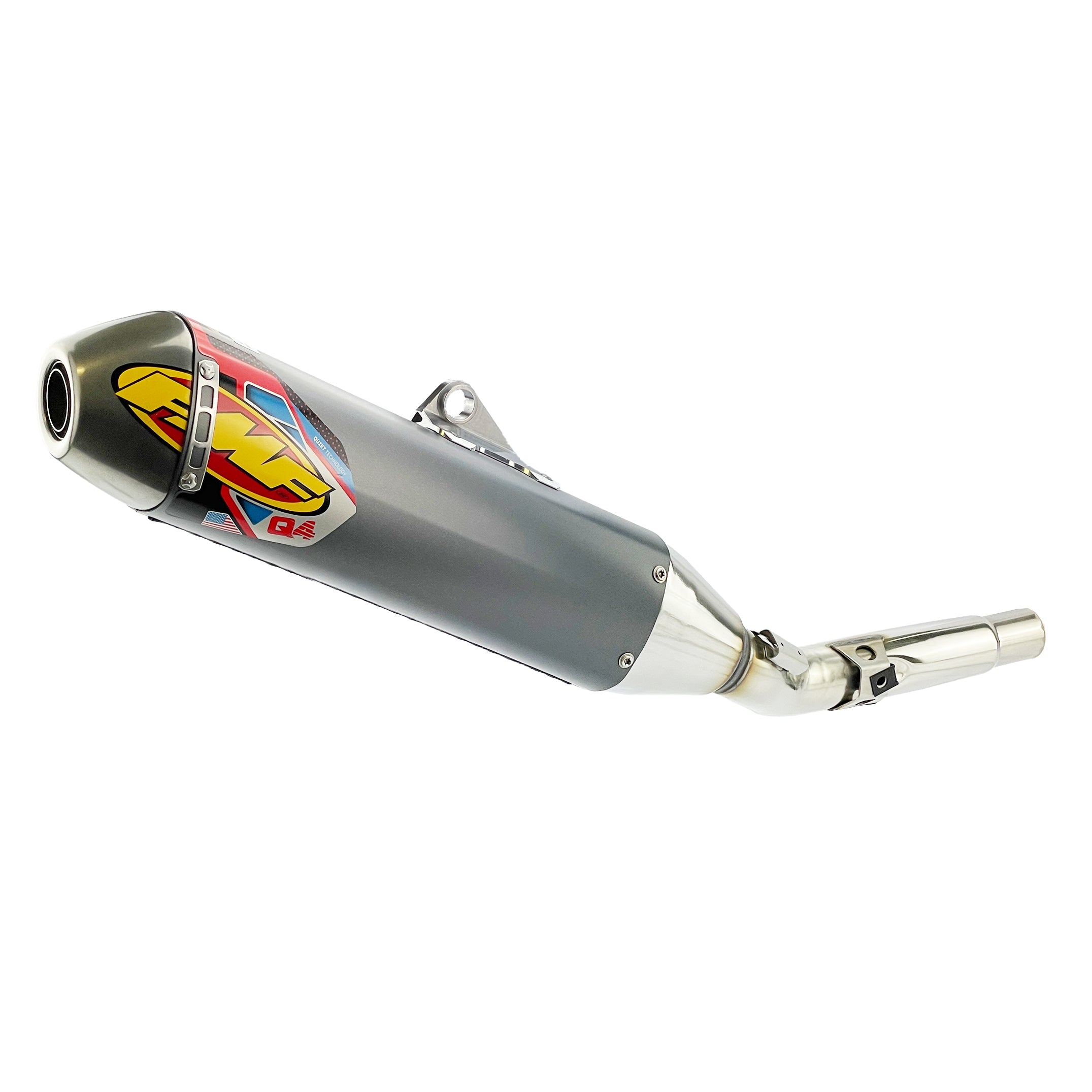 FMF Exhausts Q4 Hex Exhaust Silencer 19-23 Kawasaki KX 450 F X - Fmf 042368