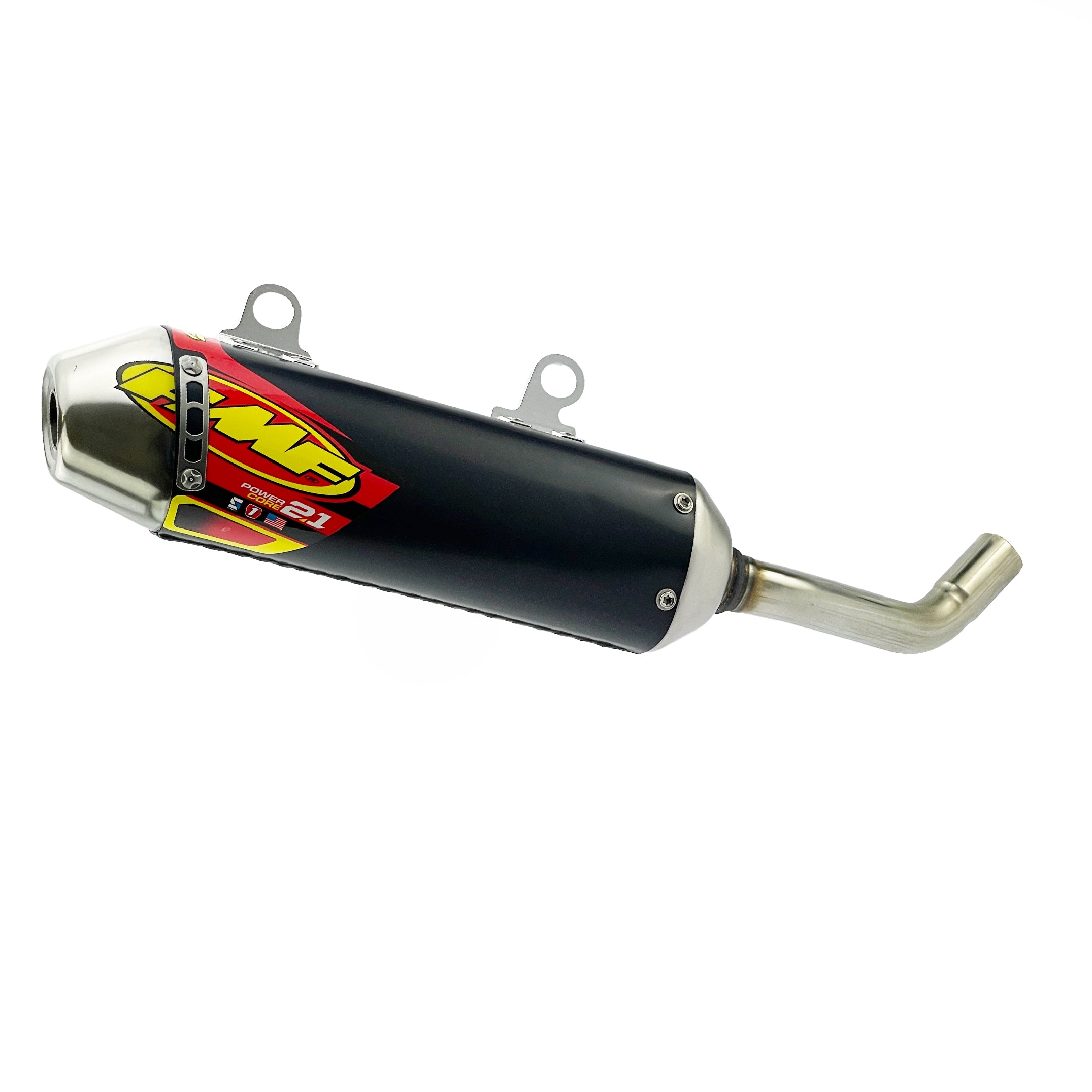FMF Exhausts Powercore 2.1 Shorty Exhaust Silencer 19-23 KTM Husqvarna Gasgas 250 300 - Fmf 025253