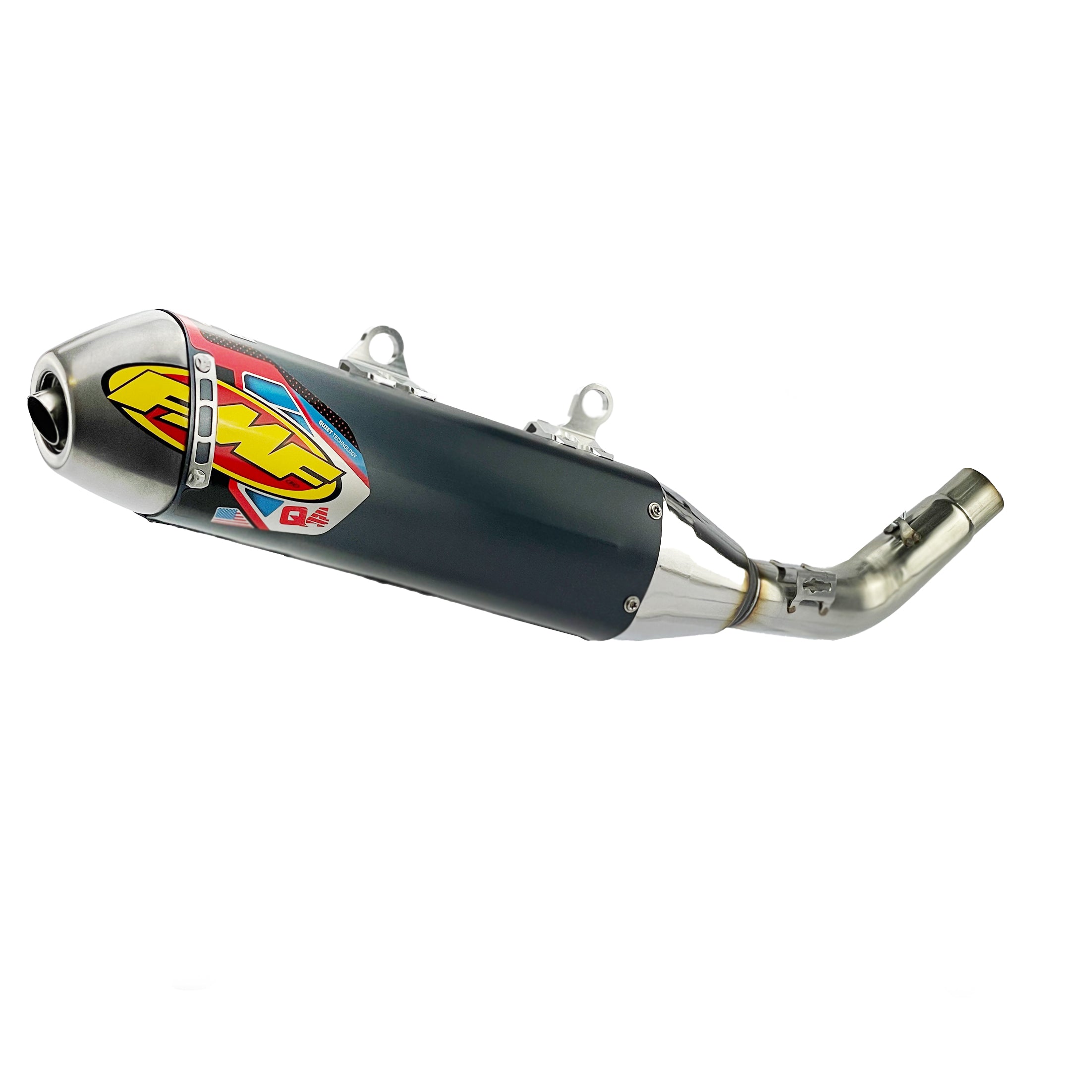 FMF Exhausts Q4 Hex Exhaust Silencer 18-23 KTM Husqvarna Gasgas 250 350 450 SX-F XC-F FC FX MC Ex - Fmf 045627