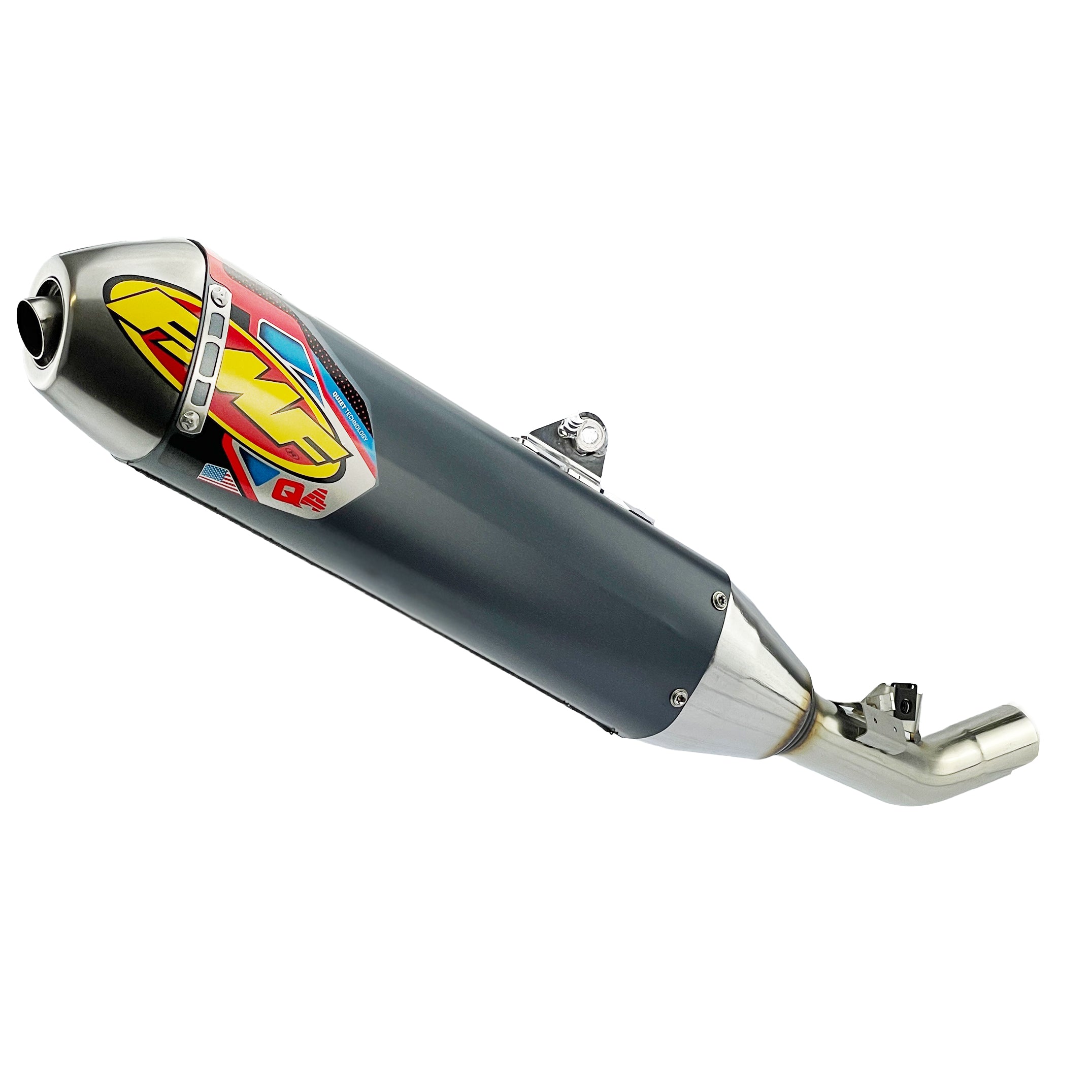 FMF Exhausts Q4 Hex Exhaust Silencer 19-25 Honda CRF 450 X - Fmf 041578